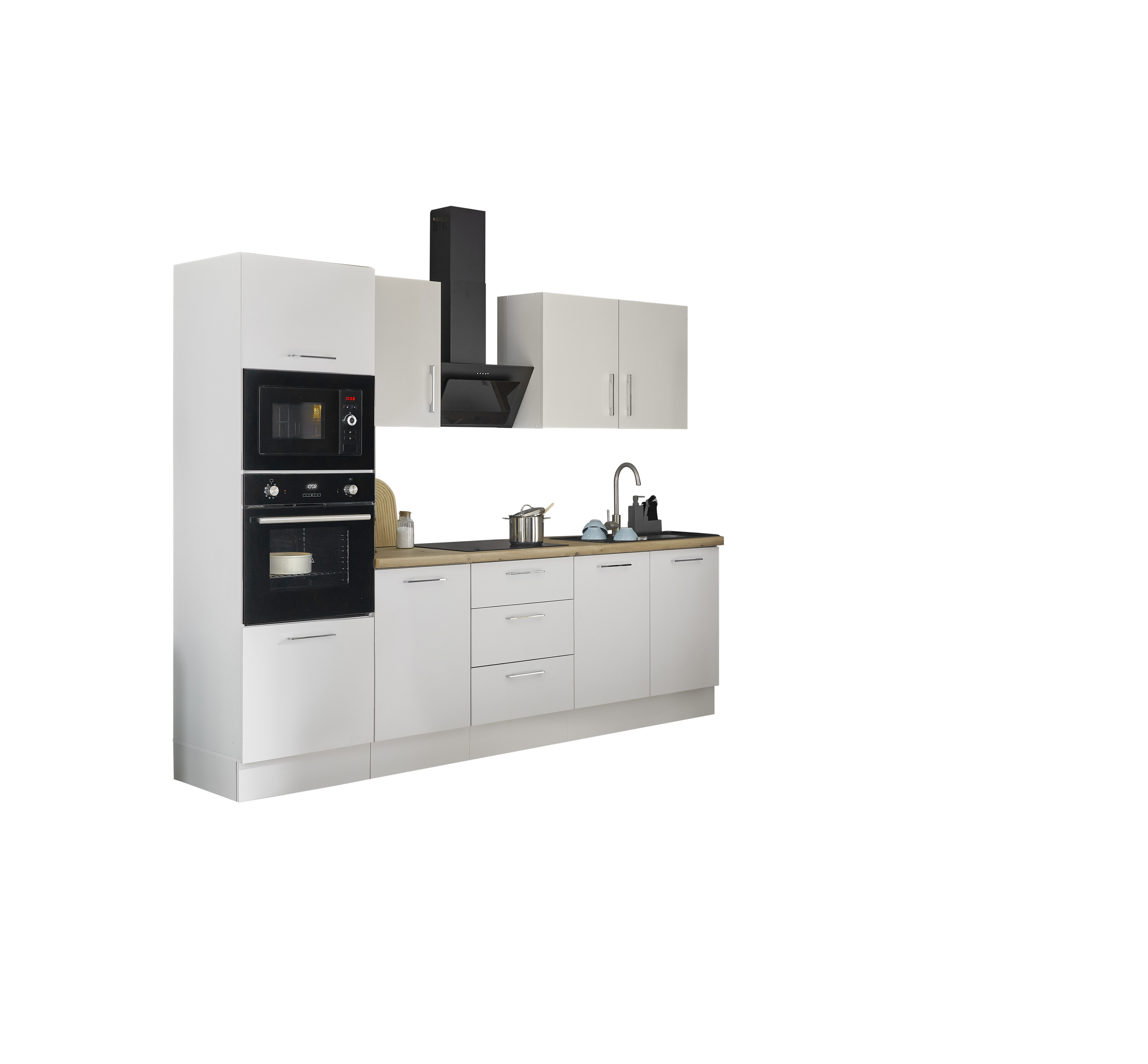 Bloc cuisine avec électroménager CORNWALL (bloc cuisine-four-micro-ondes) II