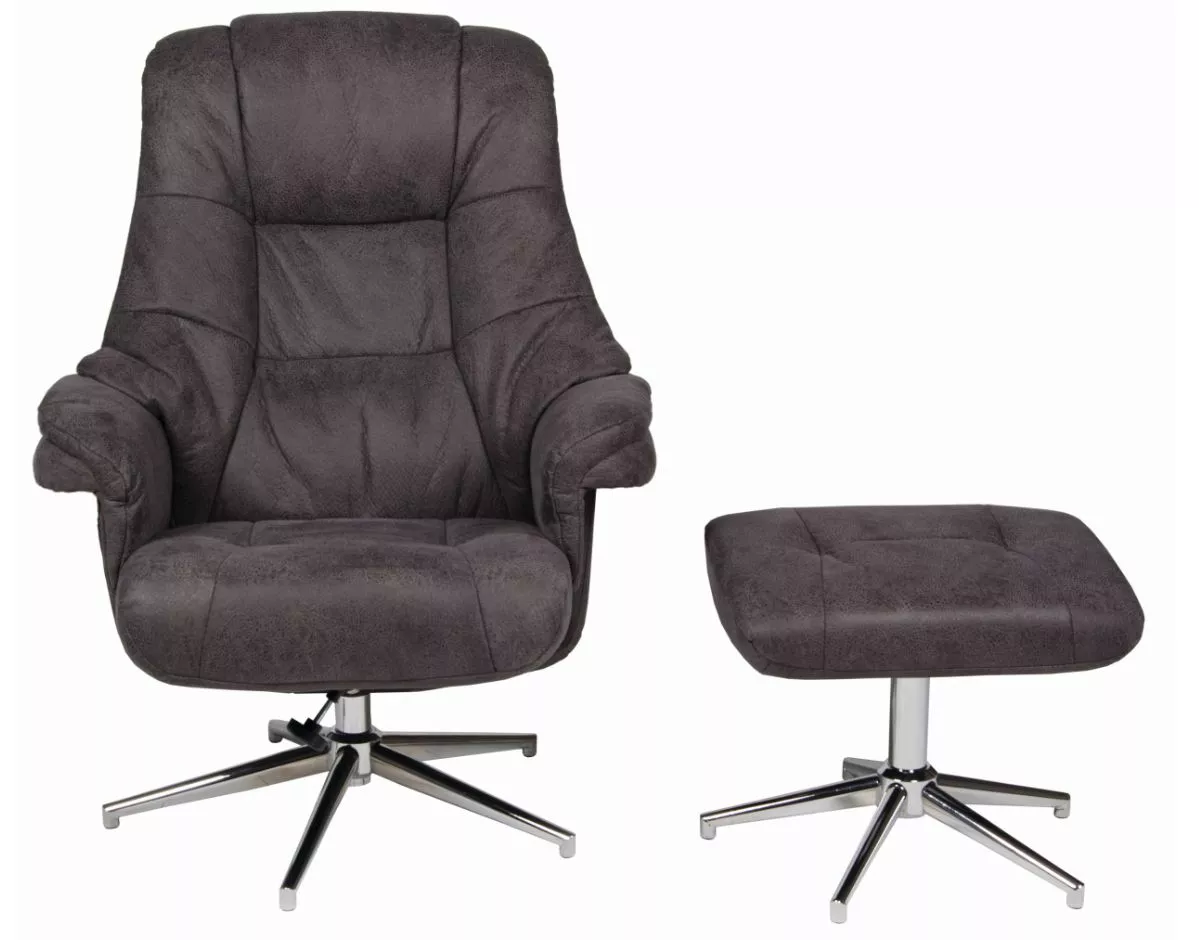 Fauteuil relax avec repose-pieds BURNABY