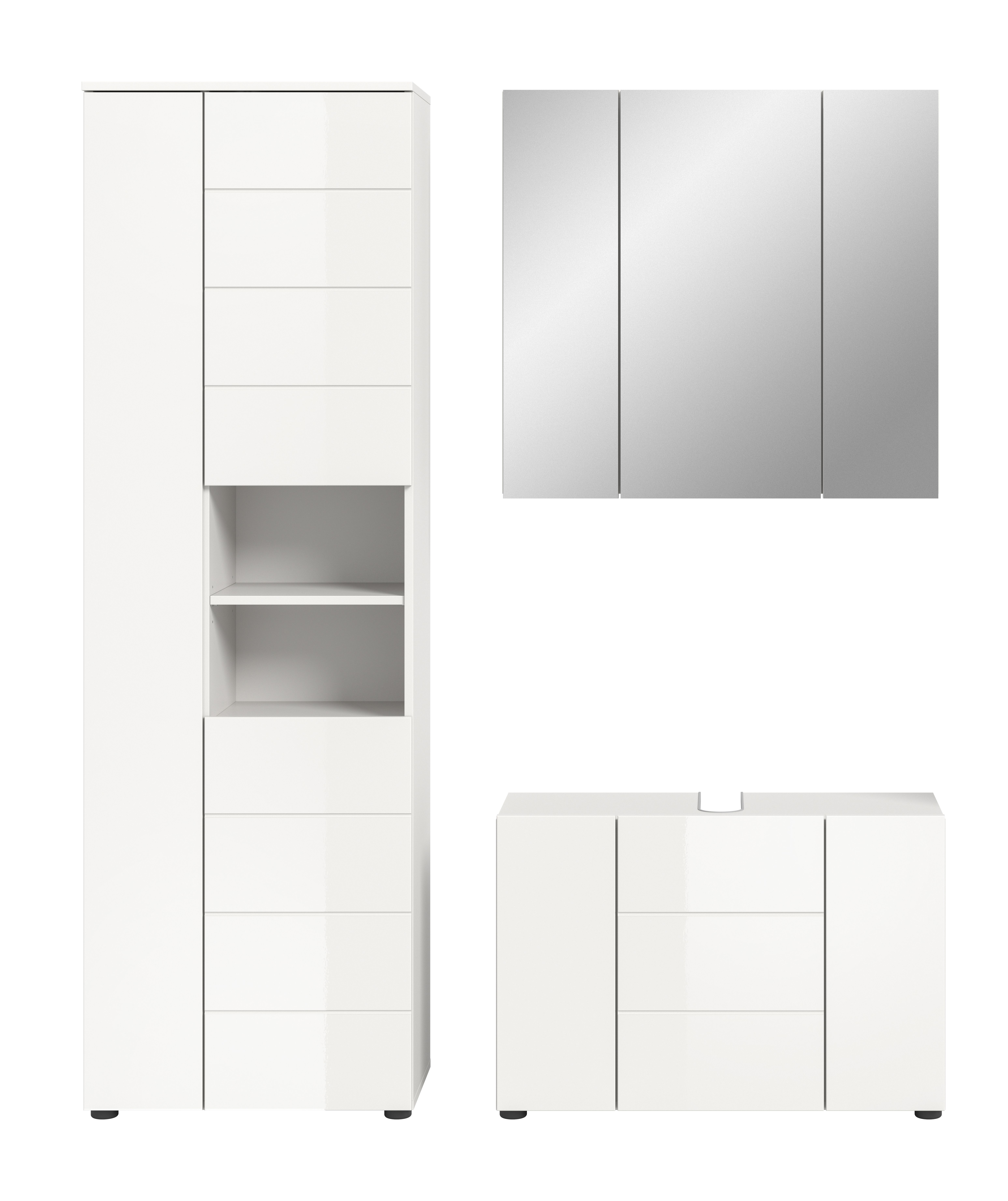 Salle de bains combinée 3 éléments AMBO