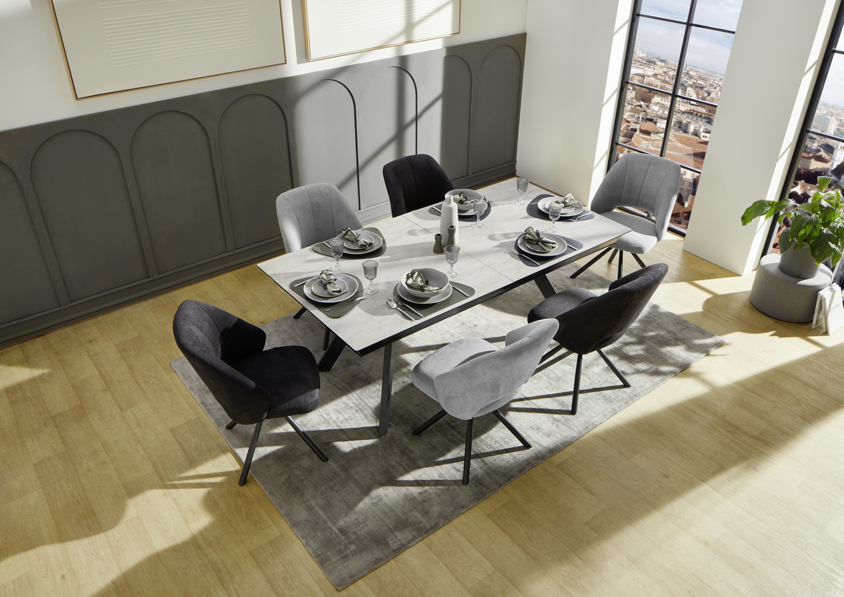 Table à manger à rallonges TYSON 320