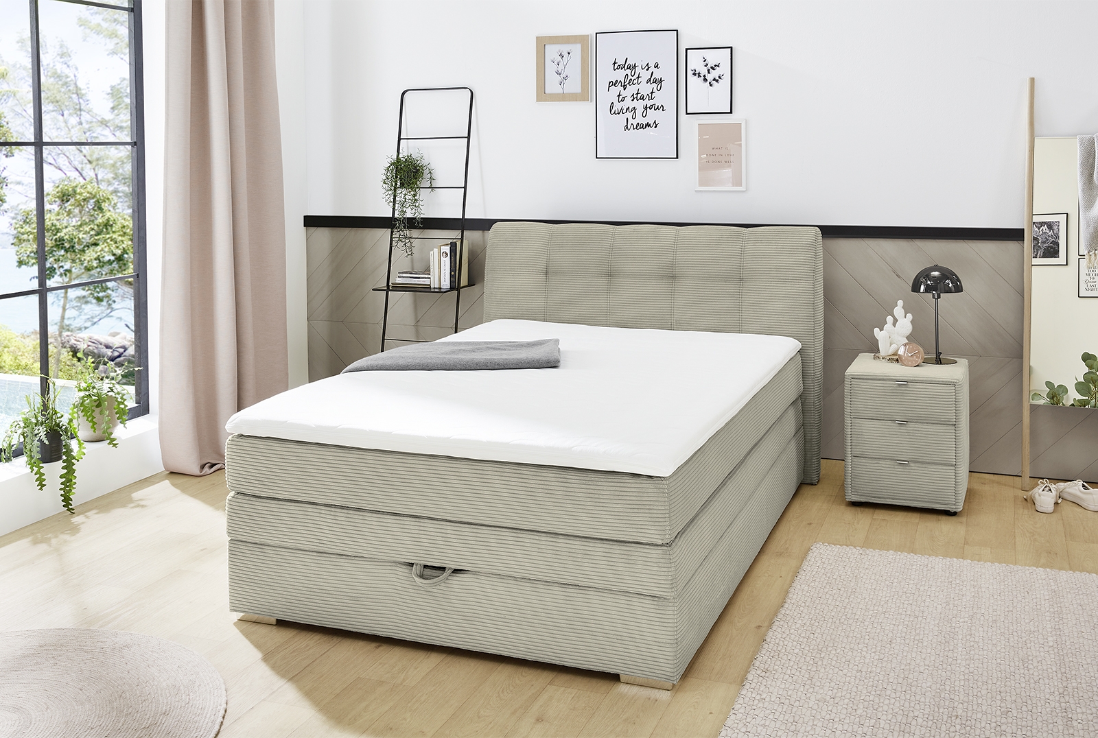 Lit boxspring AMELIE