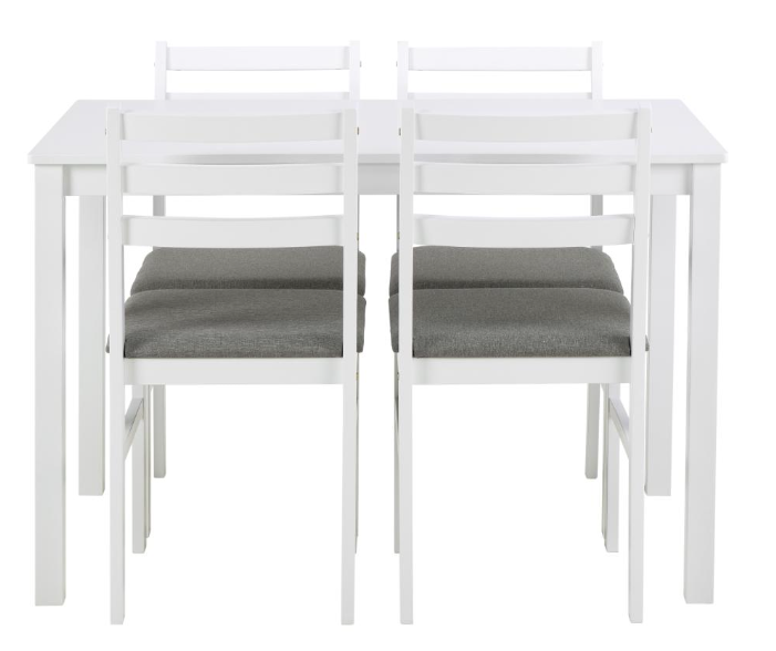 Ensemble 5 pièces table et chaises ALICANTE
