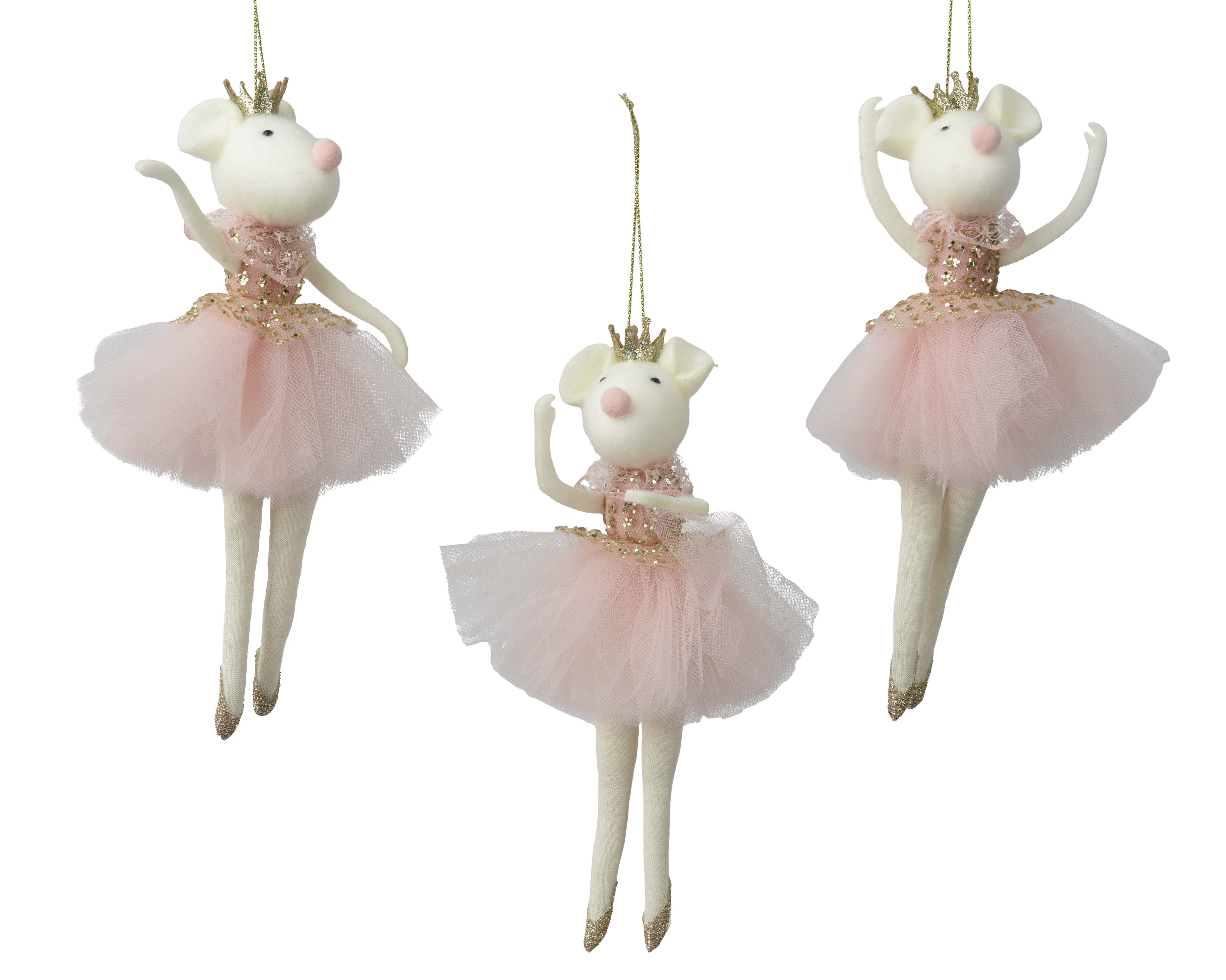 Souris ballerine à suspendre CHRISTMAS
