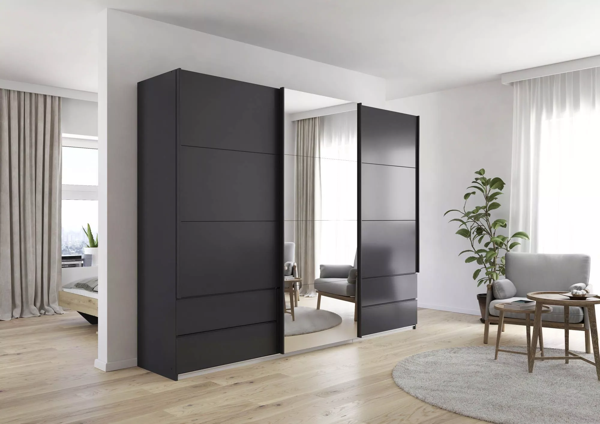 Armoire à portes coulissantes ELARA