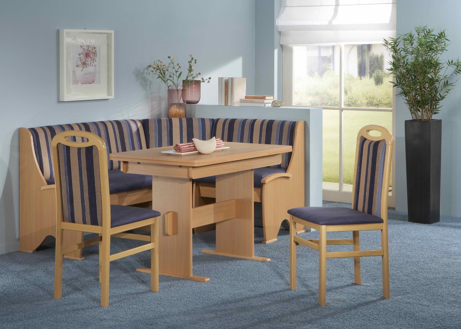 Coin repas avec banquette d'angle SAMOS