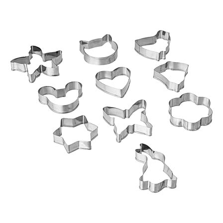 Lot de 10 emporte-pièces KITCHEN Lot de 10 emporte-pièces KITCHEN