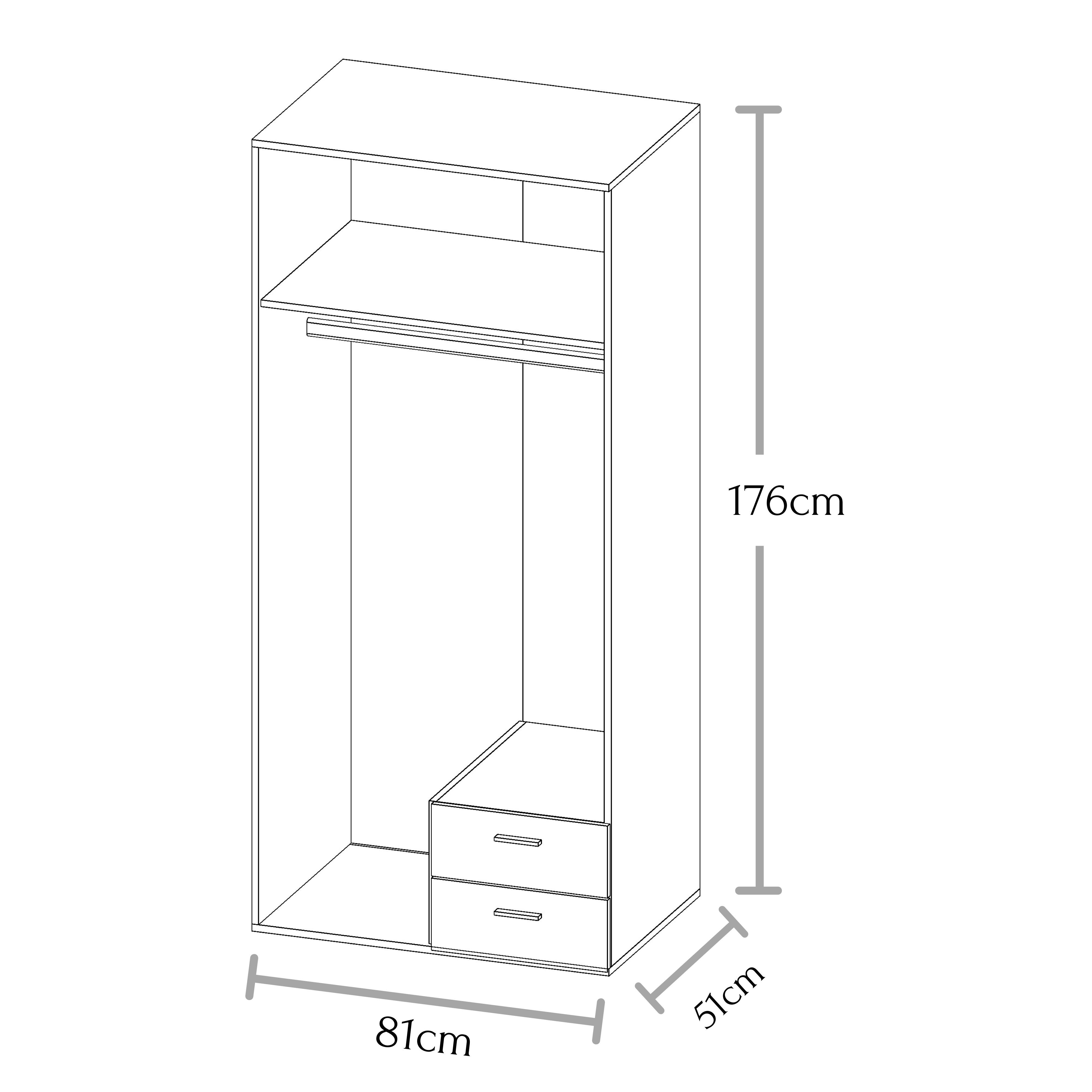 Armoire à portes battantes BASE 2