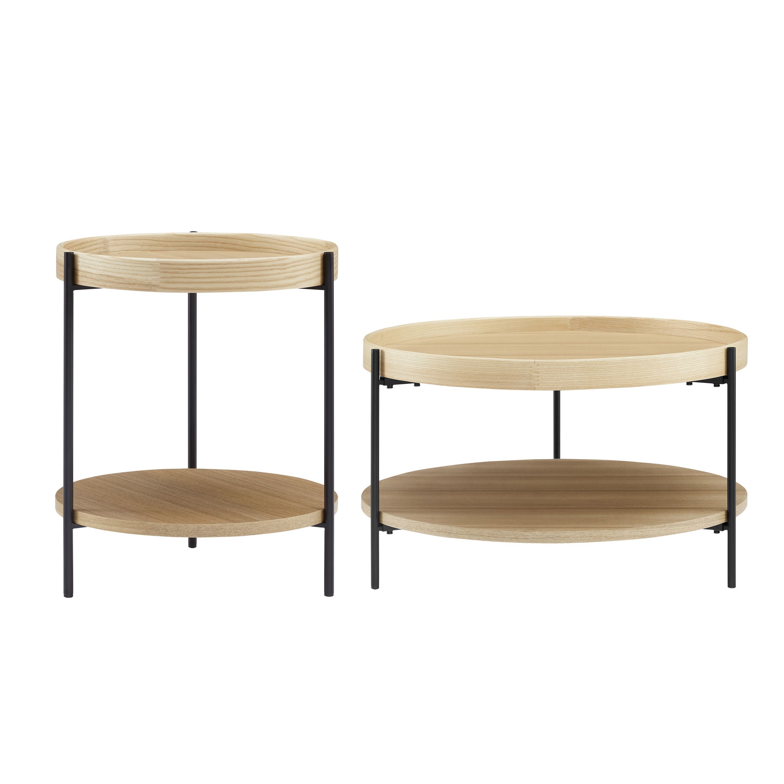 Lot de 2 tables basses 367087 Lot de 2 tables basses 367087