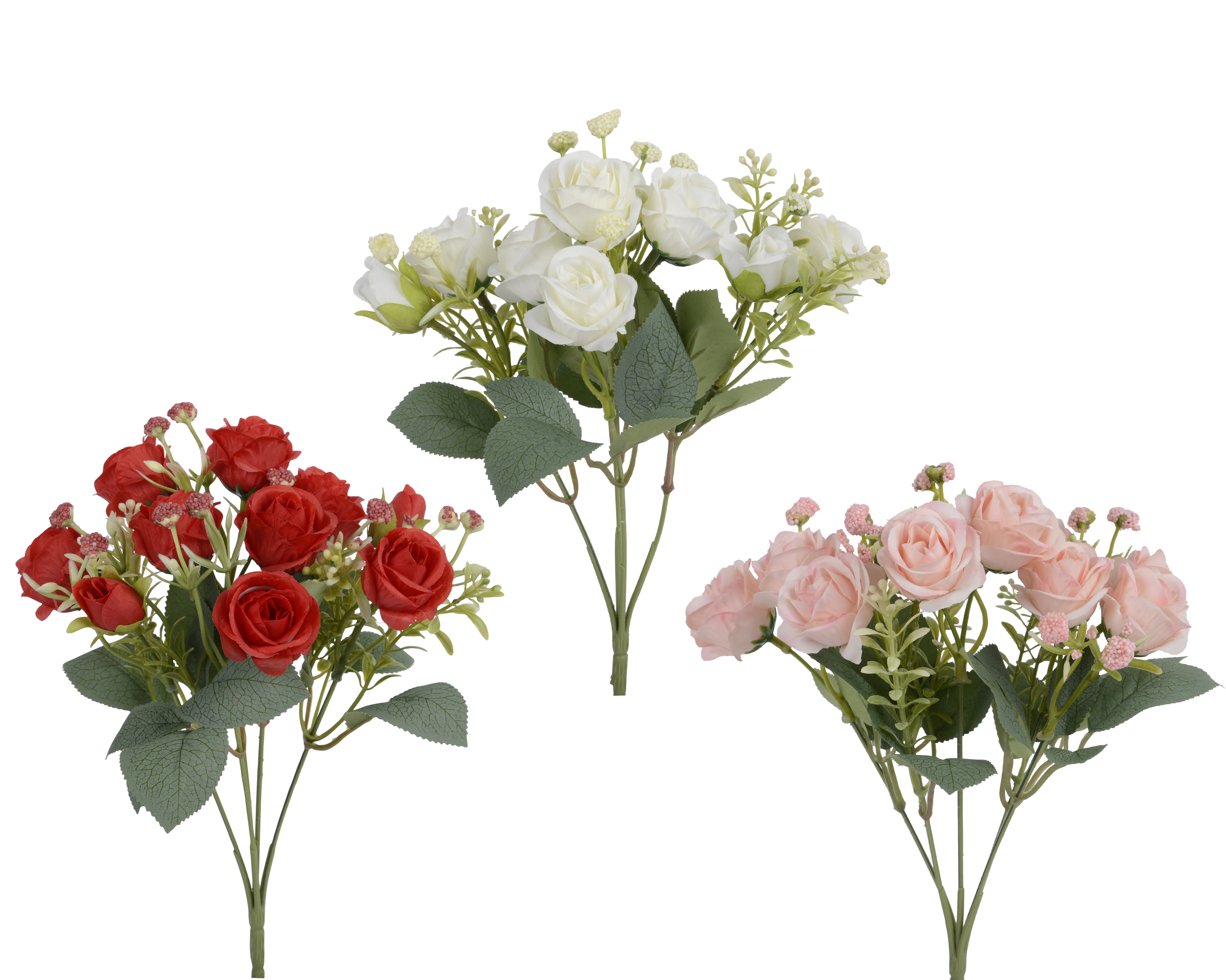 Bouquet de roses artificielles FLOWERS