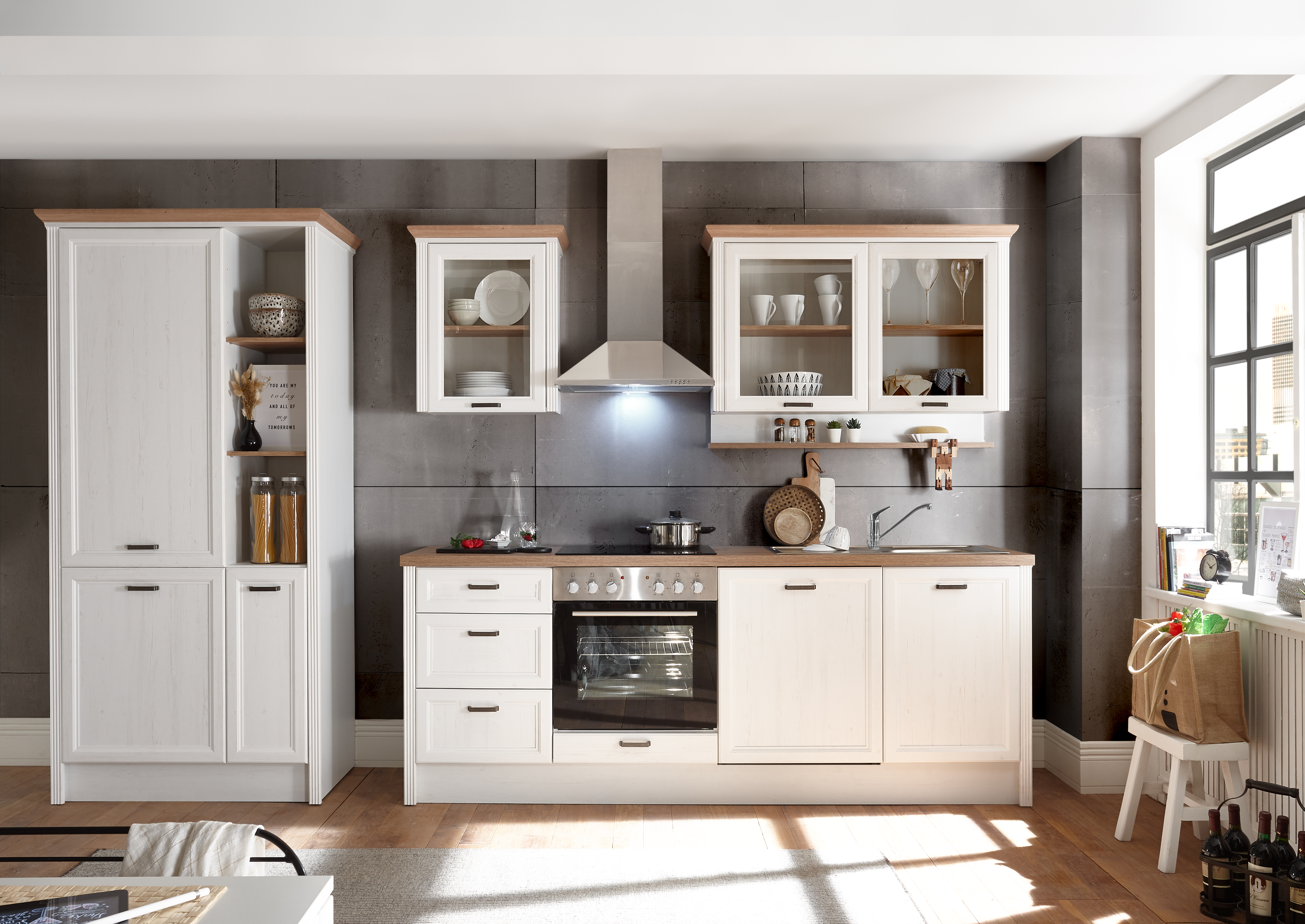 Bloc cuisine avec électroménager JASMIN Bloc cuisine avec électroménager JASMIN