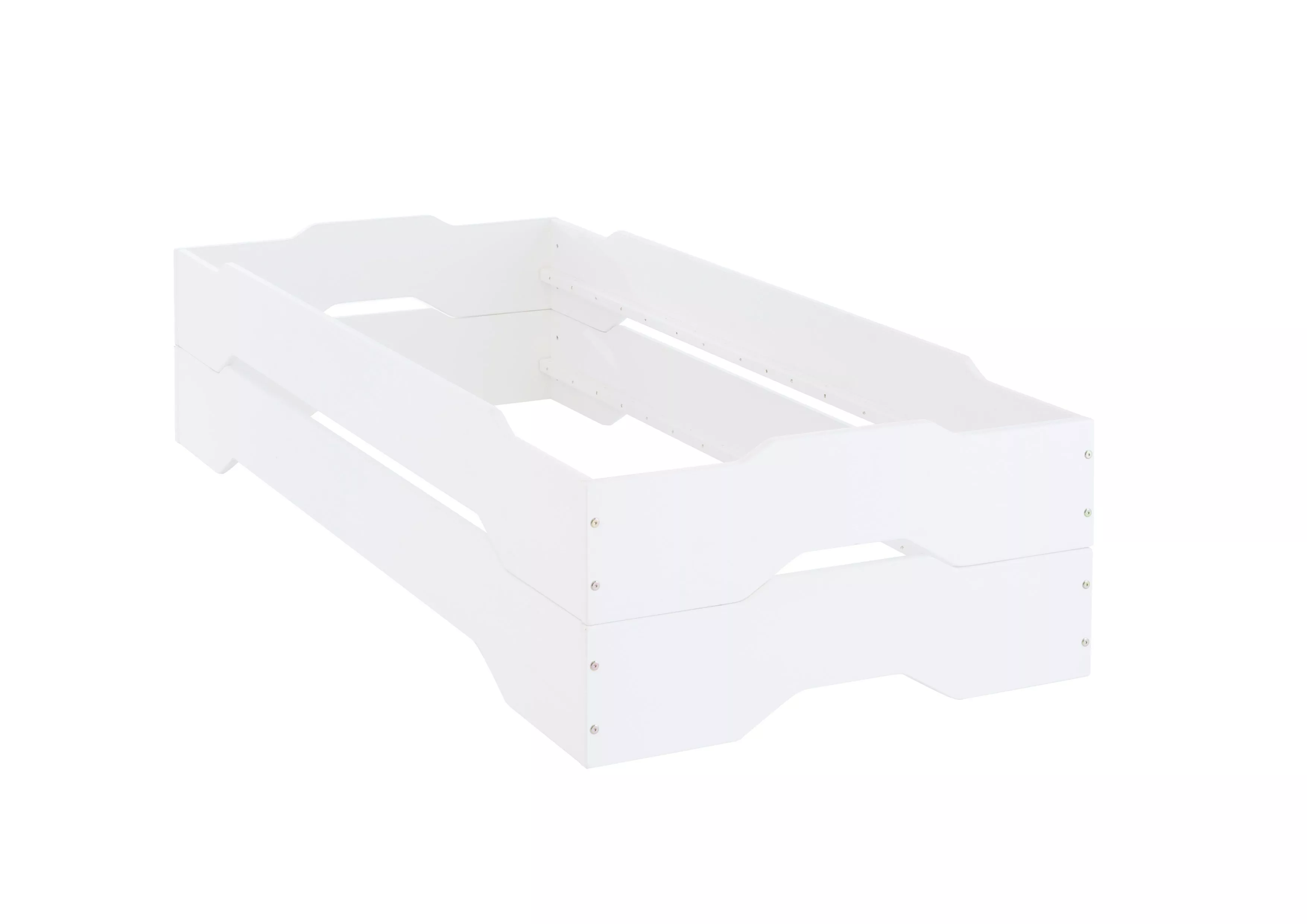Lot de 2 lits 90 x 200 cm DOUBLE