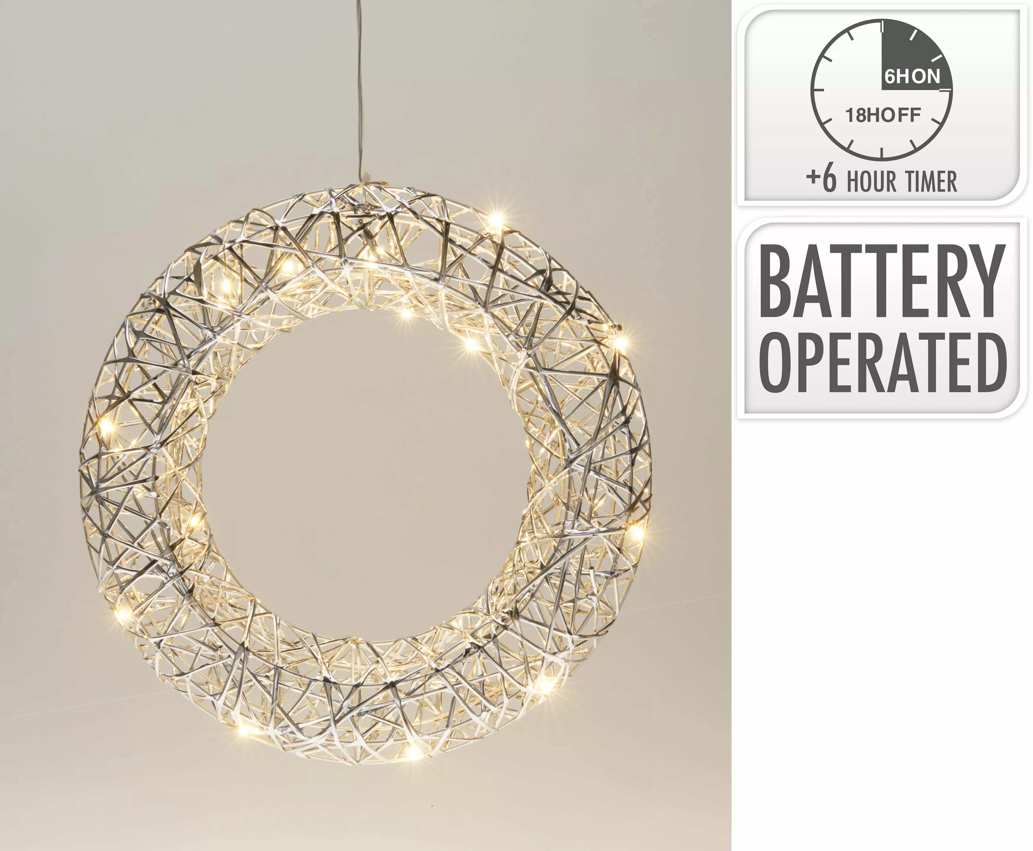 Couronne LED CHRISTMAS