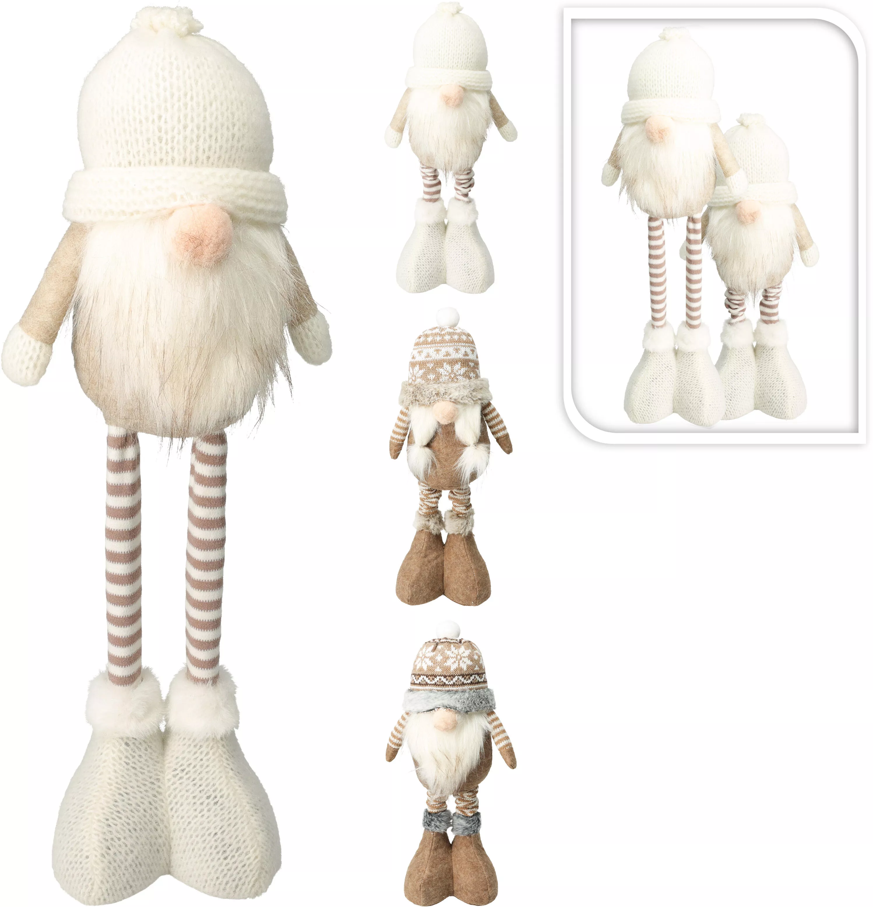 Lutin d'hiver à jambes extensibles CHRISTMAS
