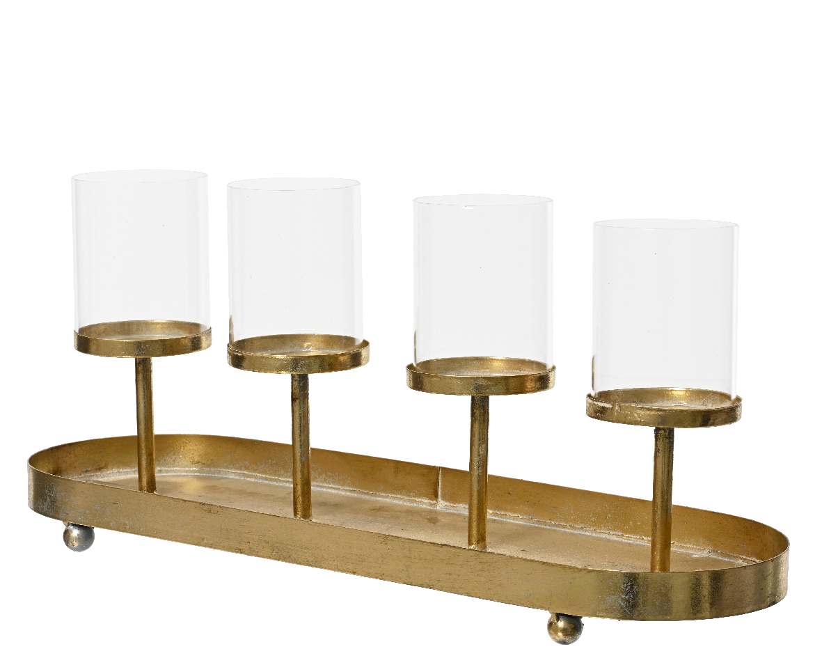 Bougeoir pour 4 bougies HUGO
