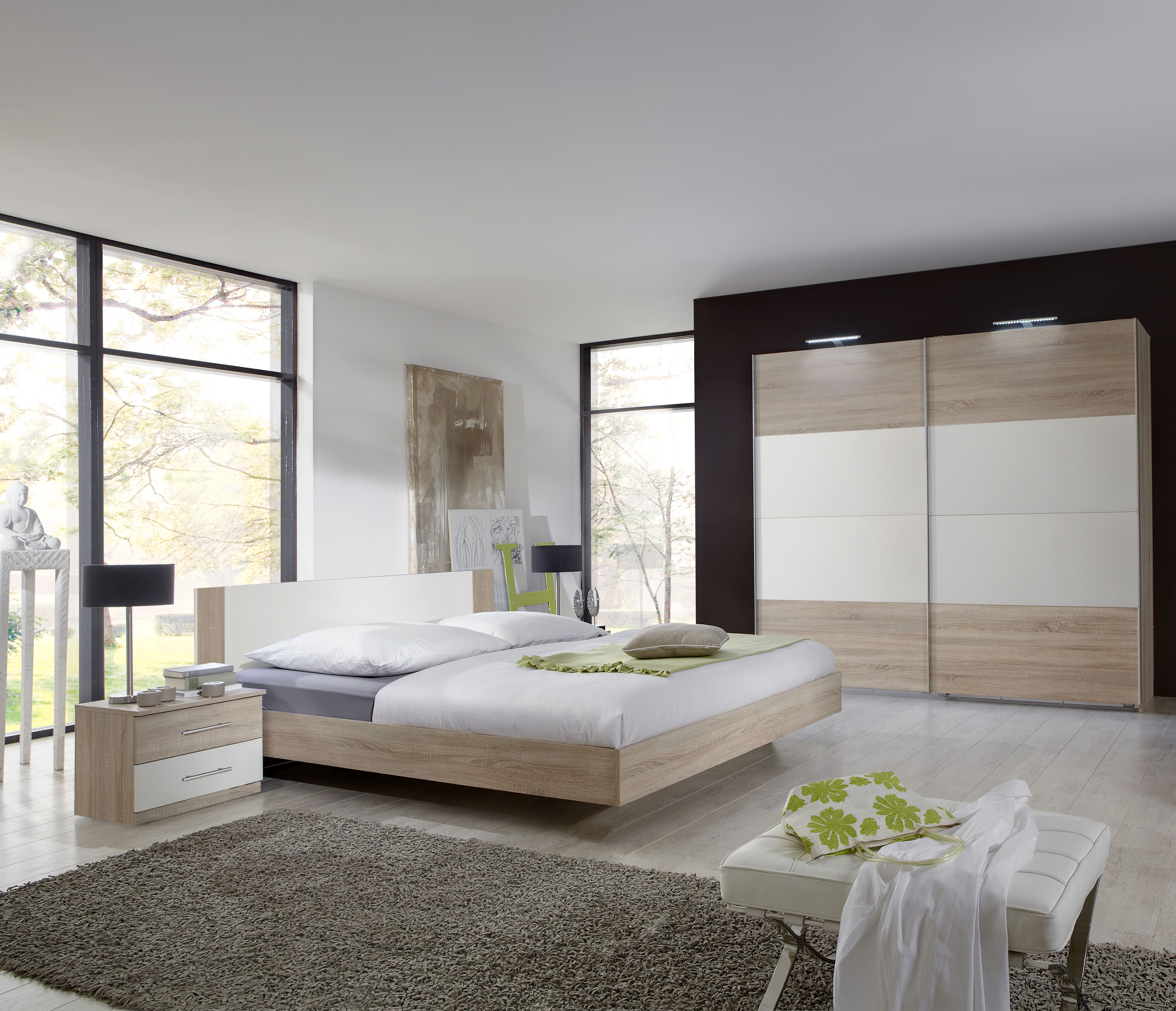 Chambre 4 éléments dont lit 180x200 cm FRANZISKA