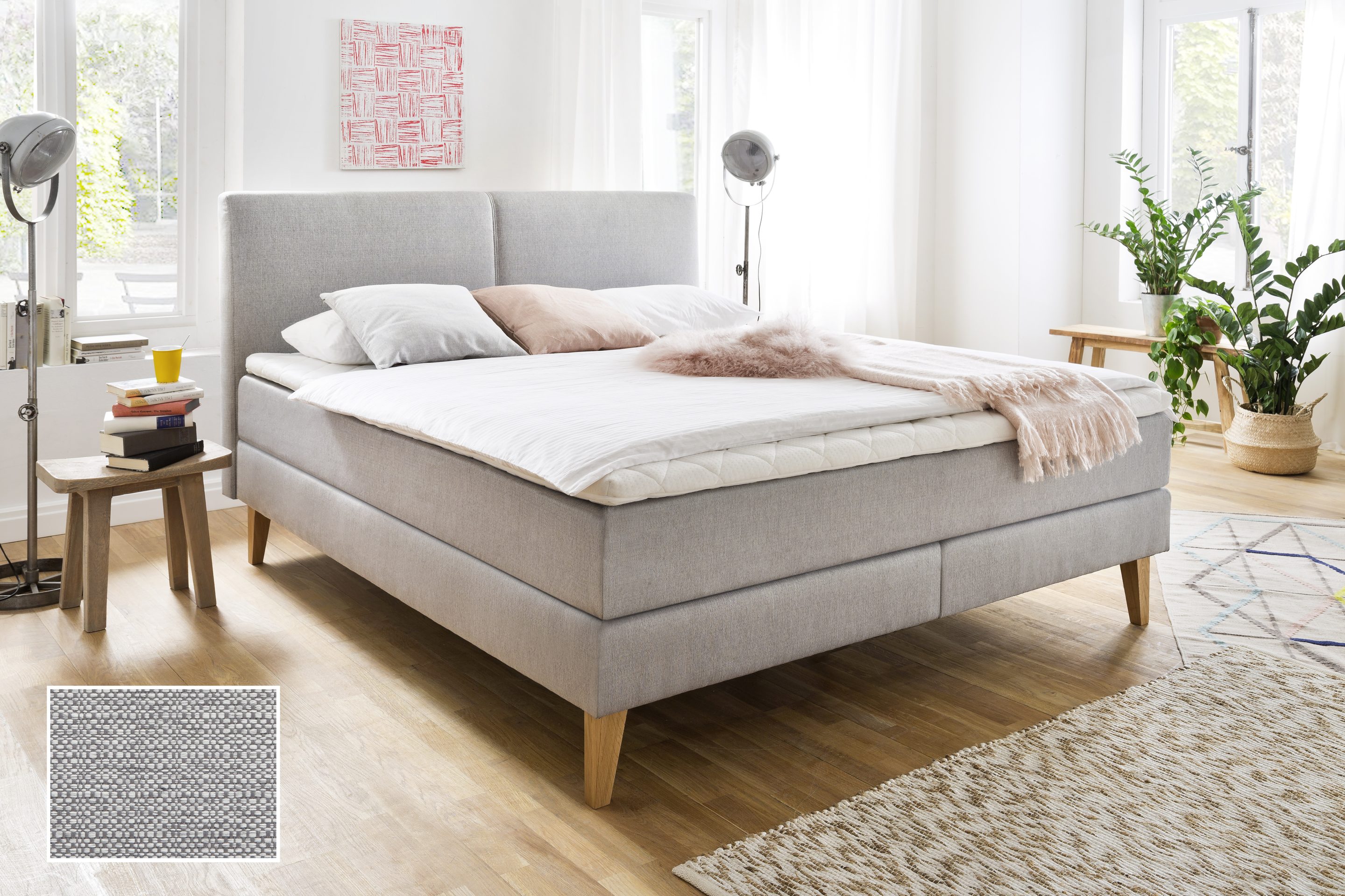 Lit boxspring GRETA