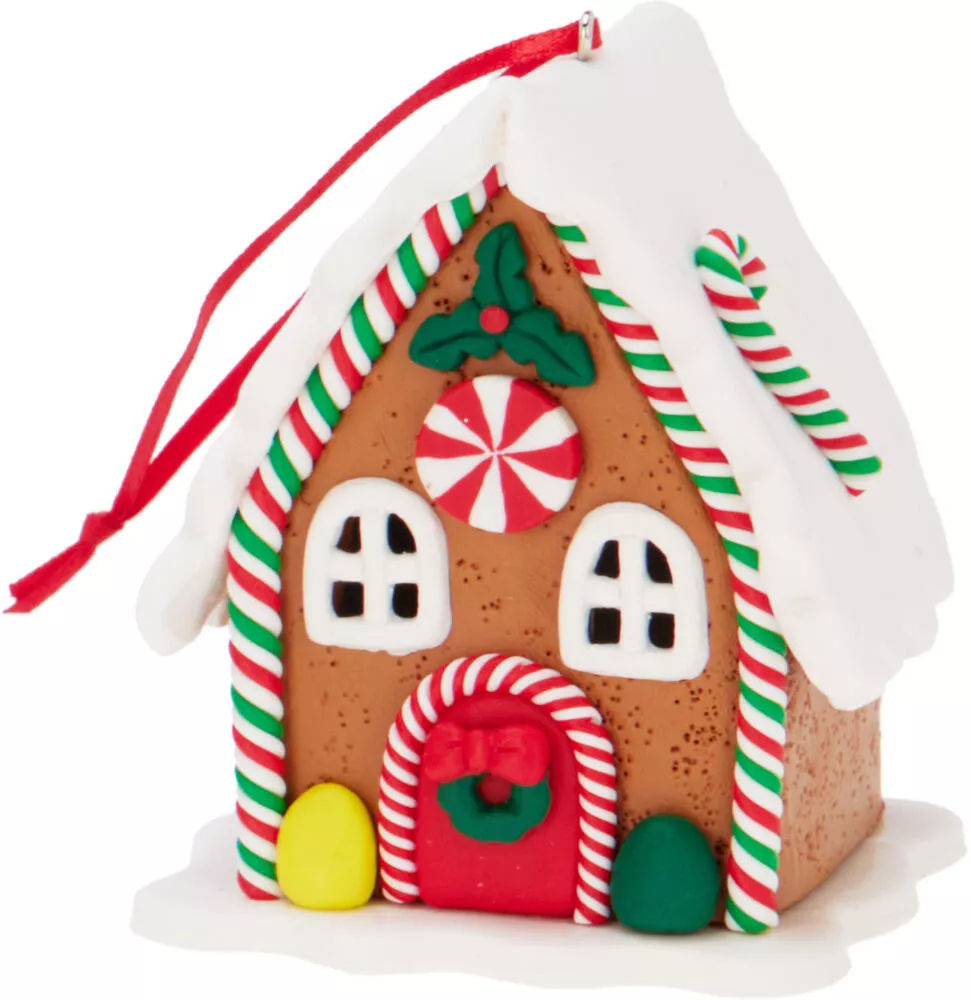 Maison de pain d'épices LED à suspendre CHRISTMAS