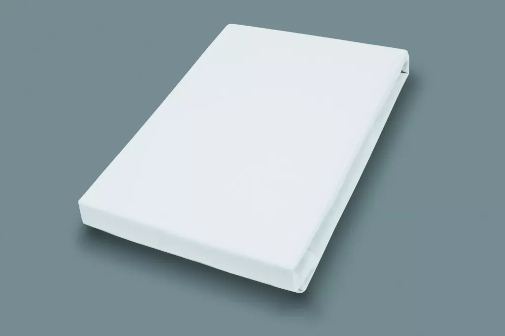 Drap housse en jersey Jersey blanc