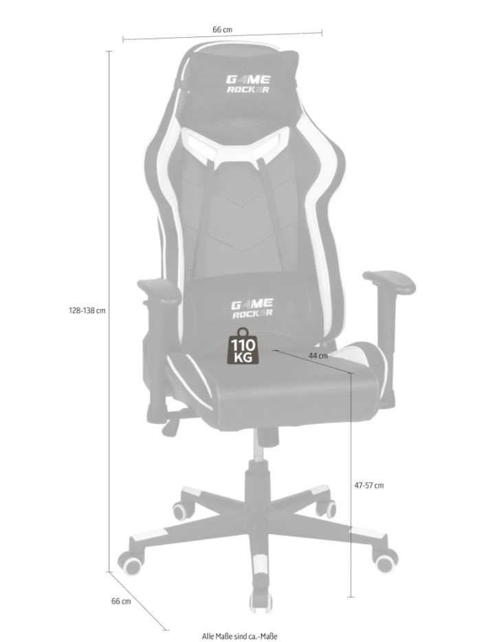 Chaise gamer / fauteuil de bureau GAME-ROCKER G-30 Chaise gamer / fauteuil de bureau GAME-ROCKER G-30