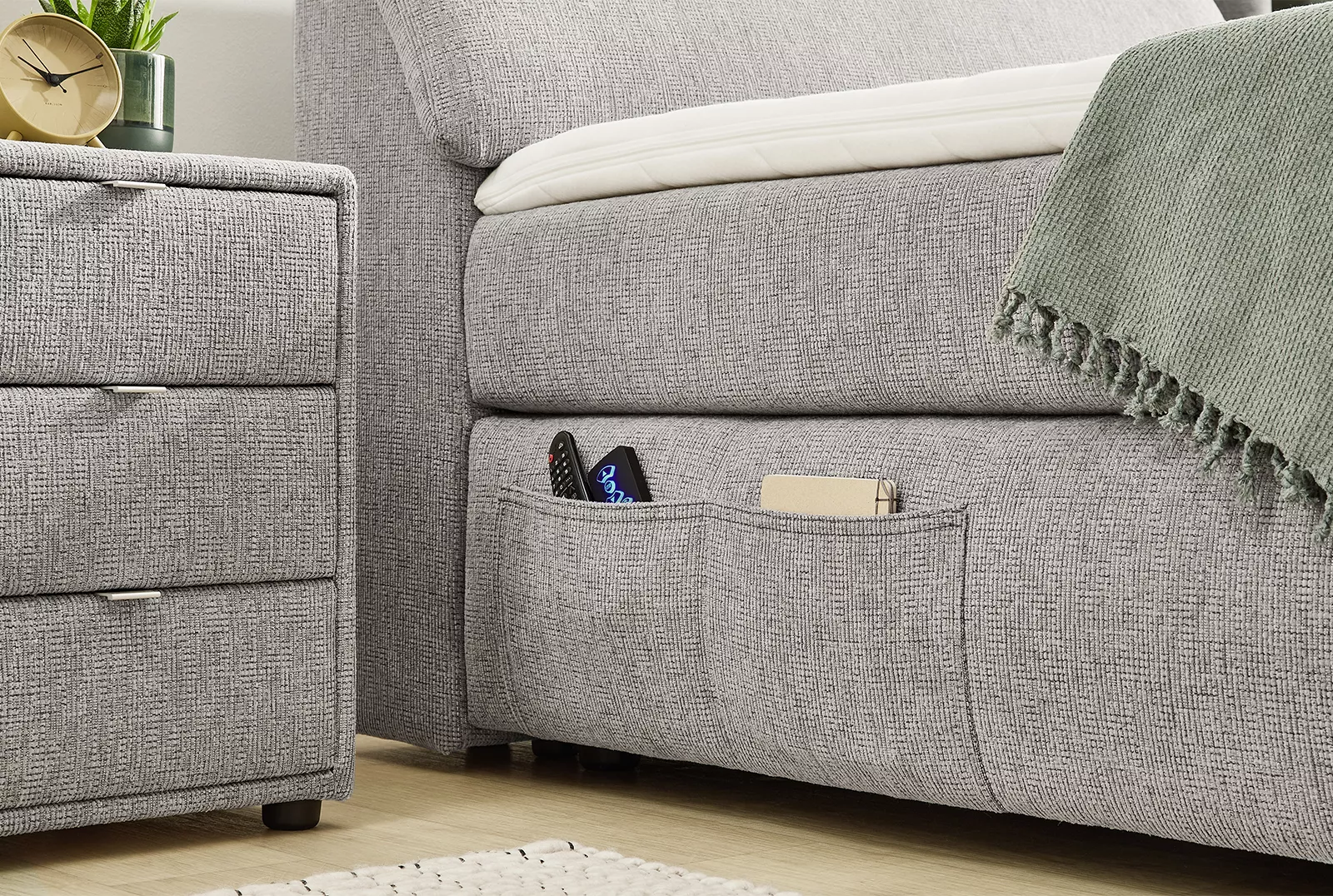 Lit boxspring CURVE