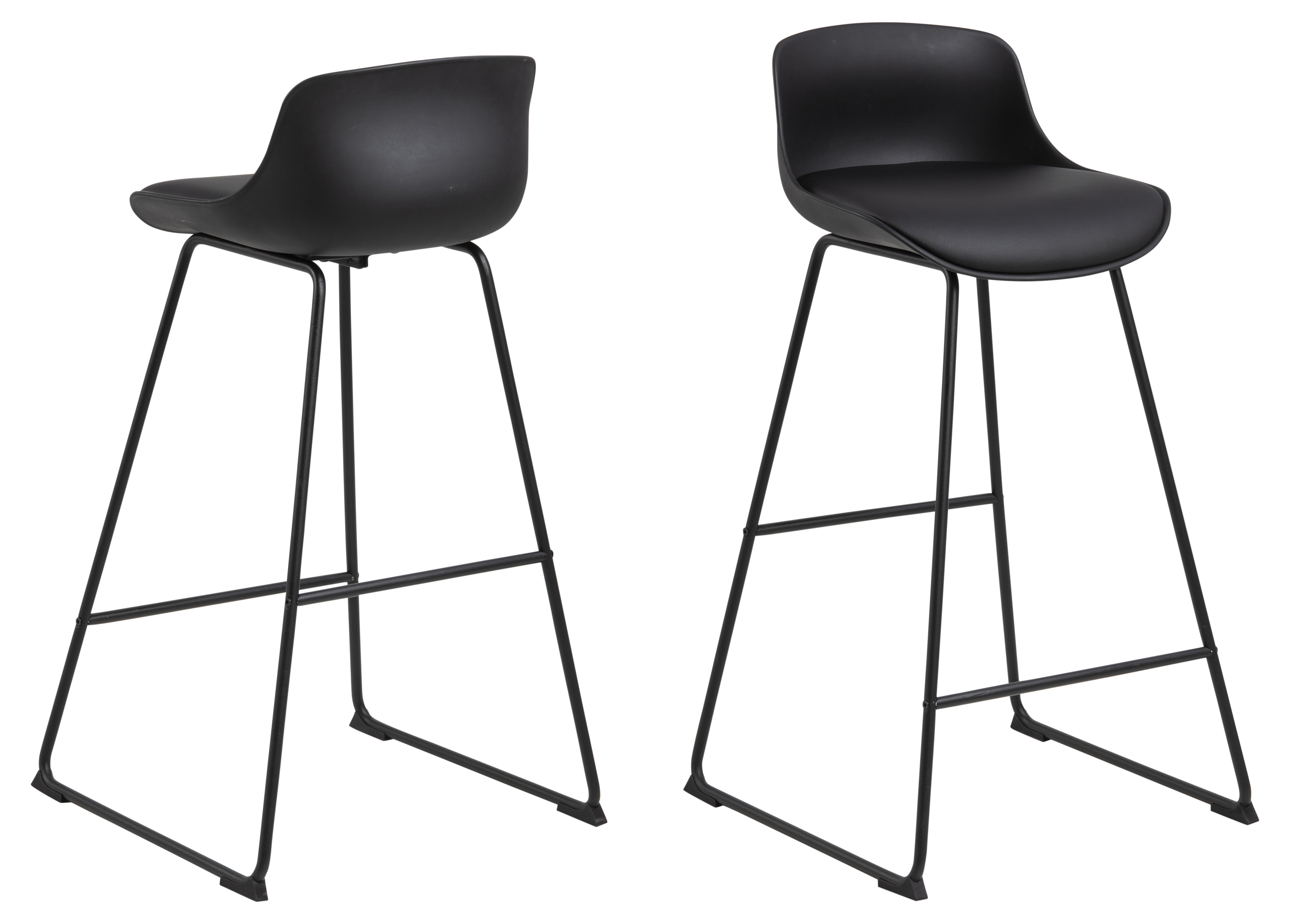 Lot de 2 tabourets de bar TINA