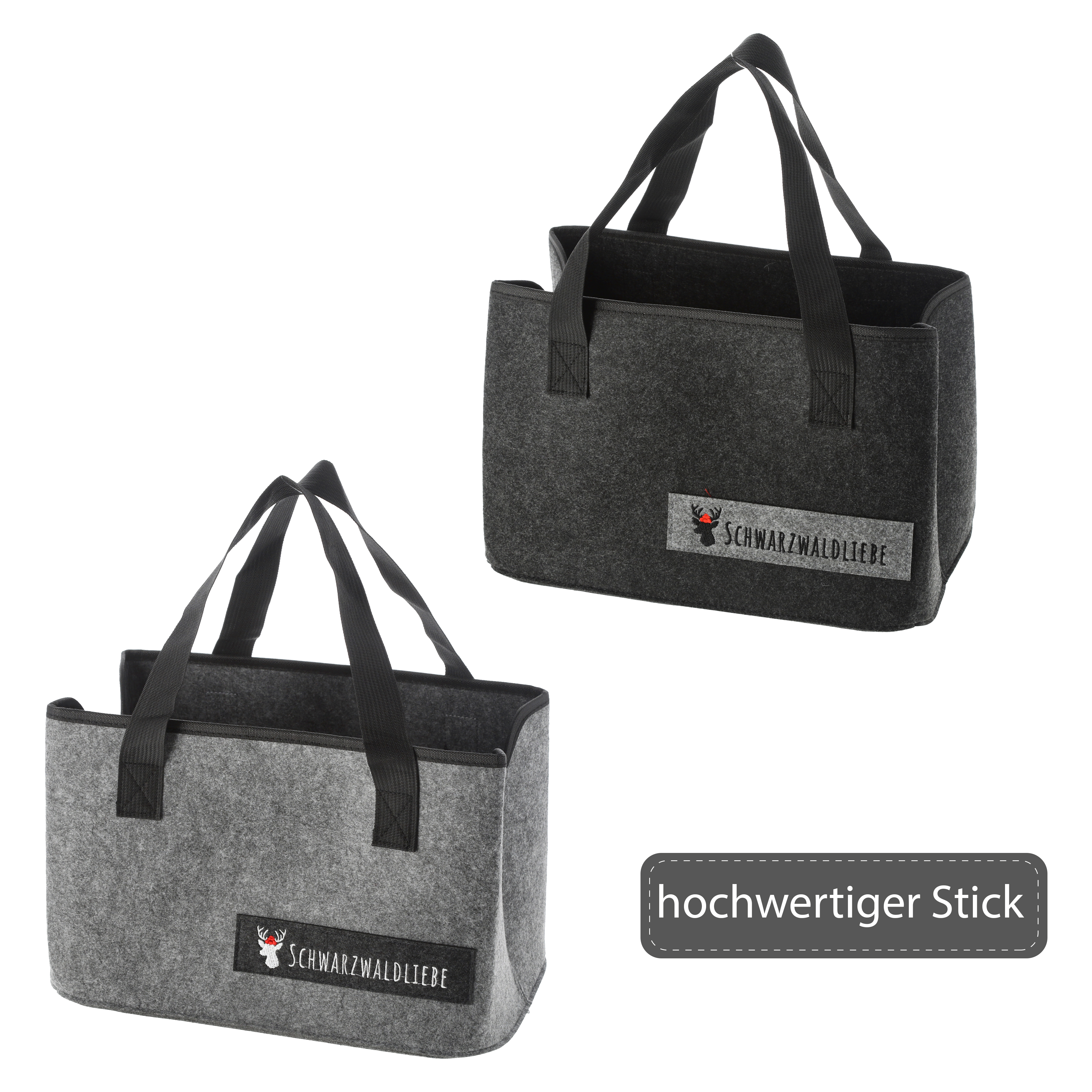 Sac en feutre Schwarzwaldliebe FILZ Sac en feutre Schwarzwaldliebe FILZ