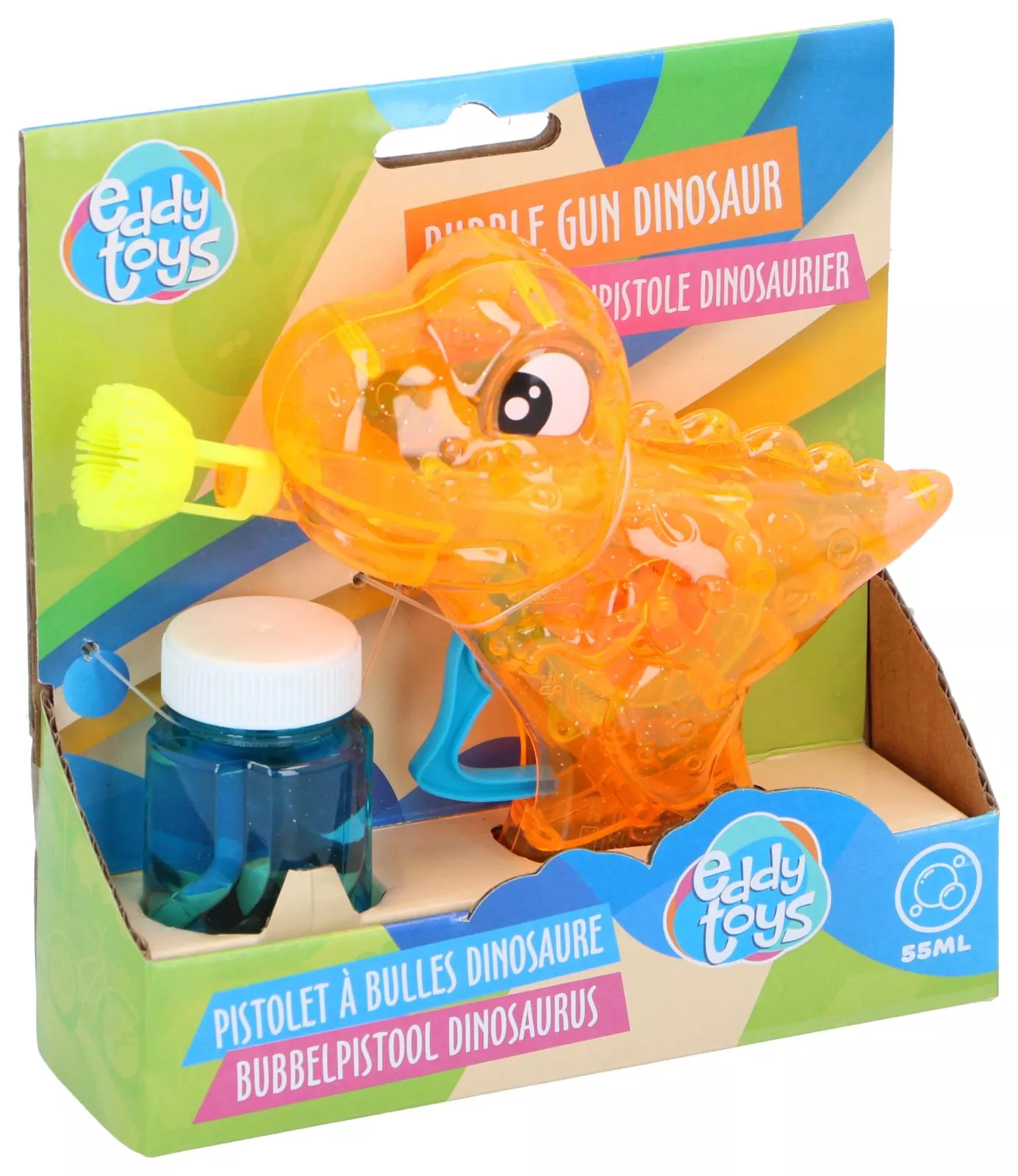 Seifenblasenpistole Dino mit LED BUBBLES Seifenblasenpistole Dino mit LED BUBBLES