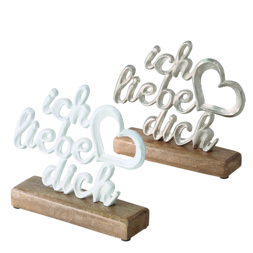 Décoration à poser ICH LIEBE DICH