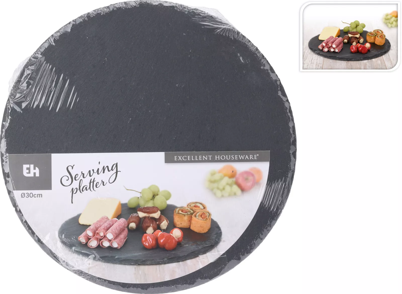 Plateau en ardoise Ø30cm STYLE