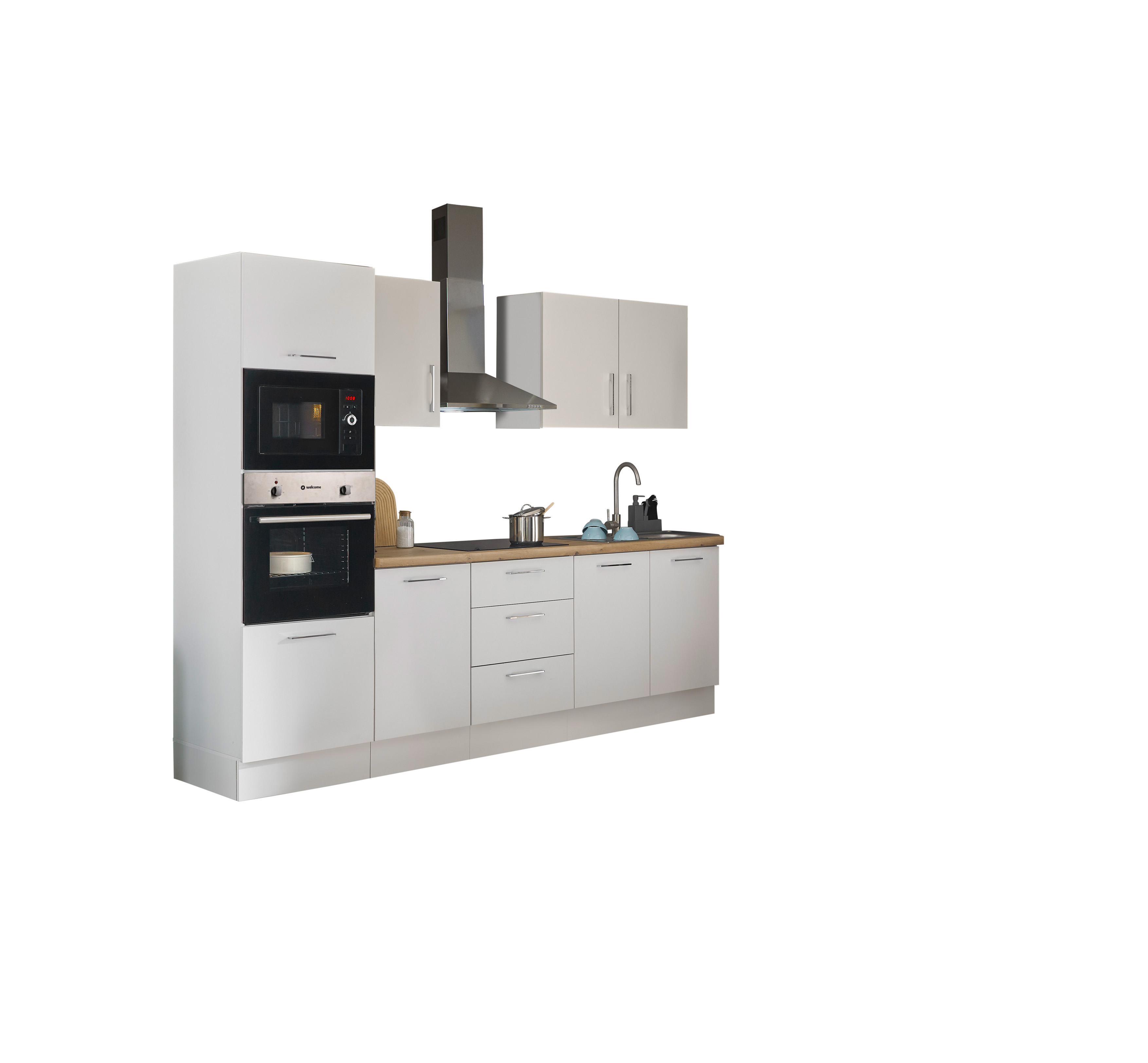 Bloc cuisine CORNWALL (bloc cuisine - four - micro-ondes) I