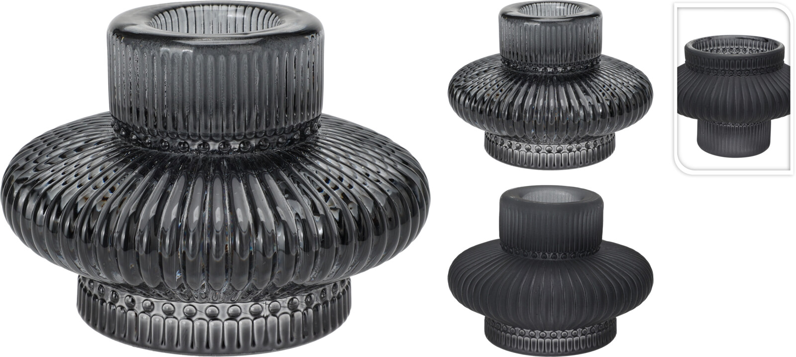 Teelichthalter BLACKY