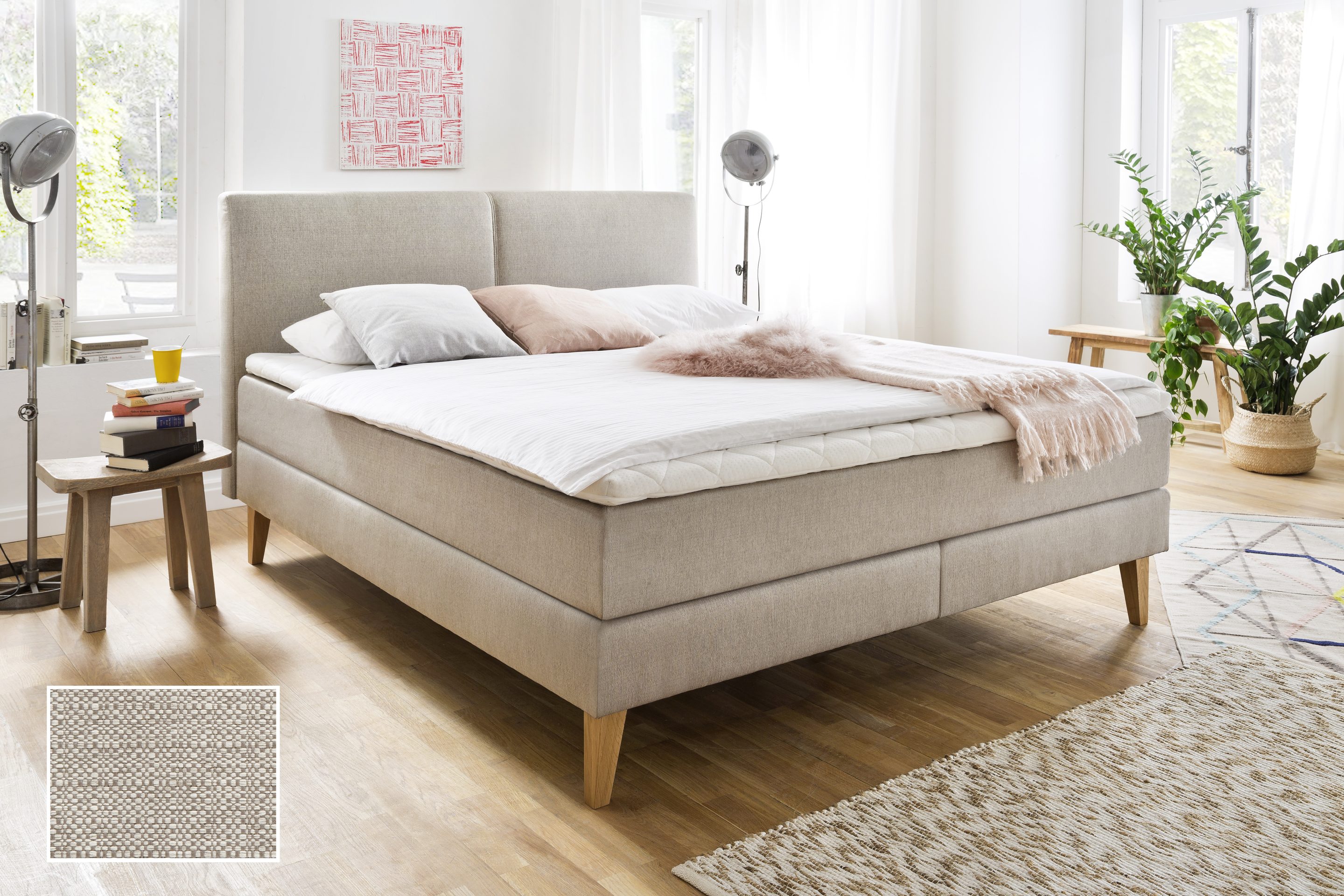 Lit boxspring GRETA