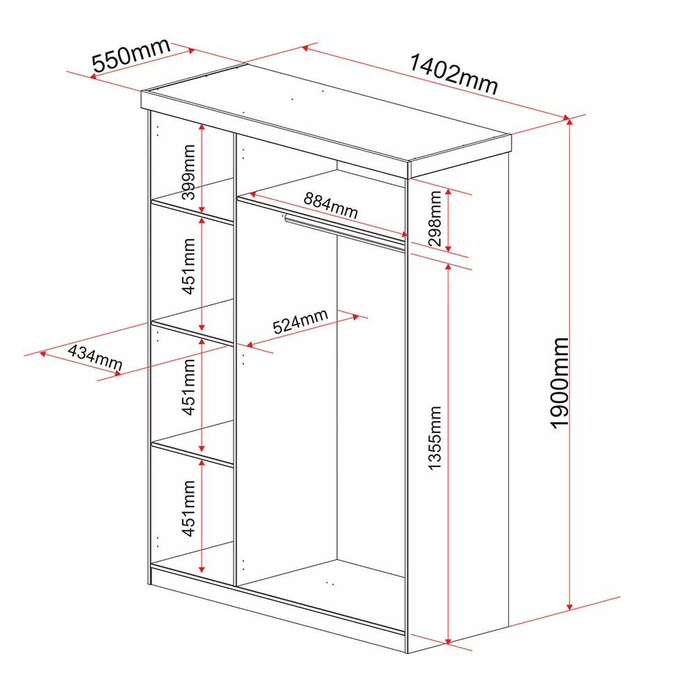 Armoire à vêtements  MAGNUS