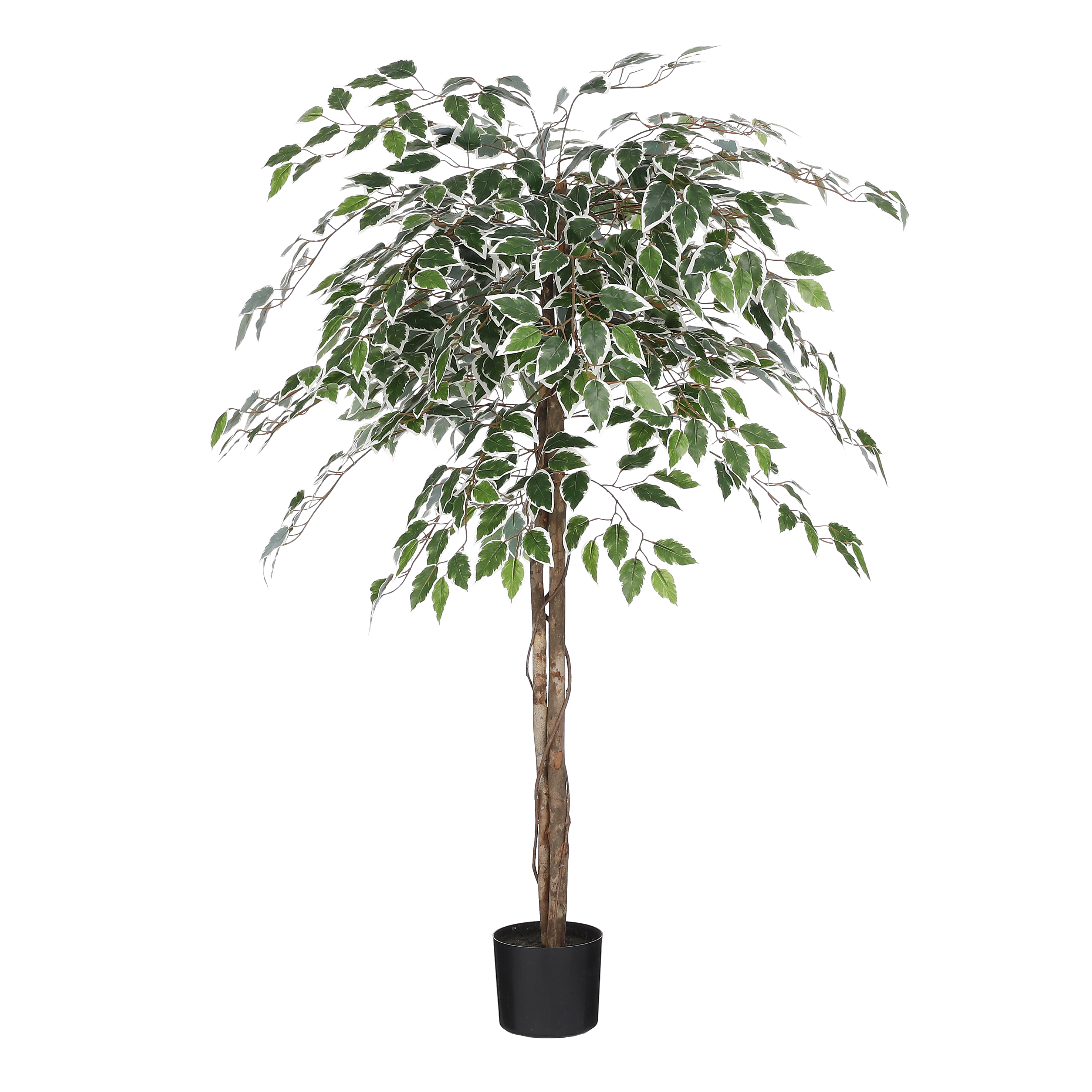 Plante artificielle bicolore en pot FICUS