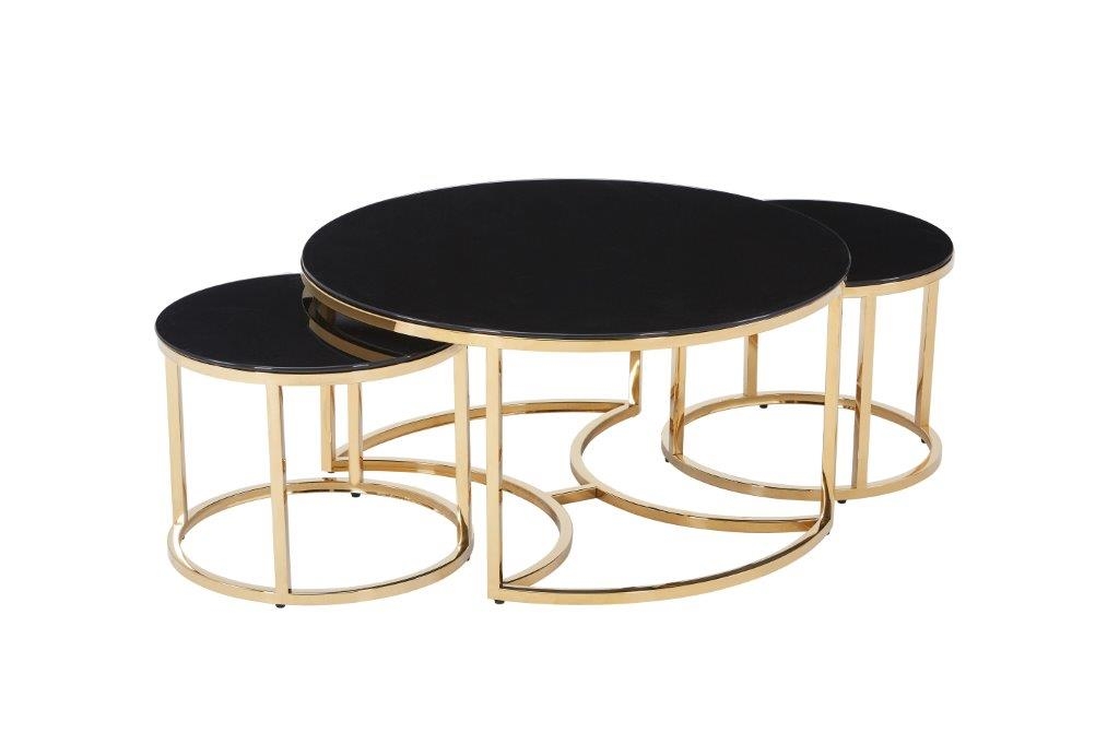 Lot de 3 tables basses C91G-S Lot de 3 tables basses C91G-S