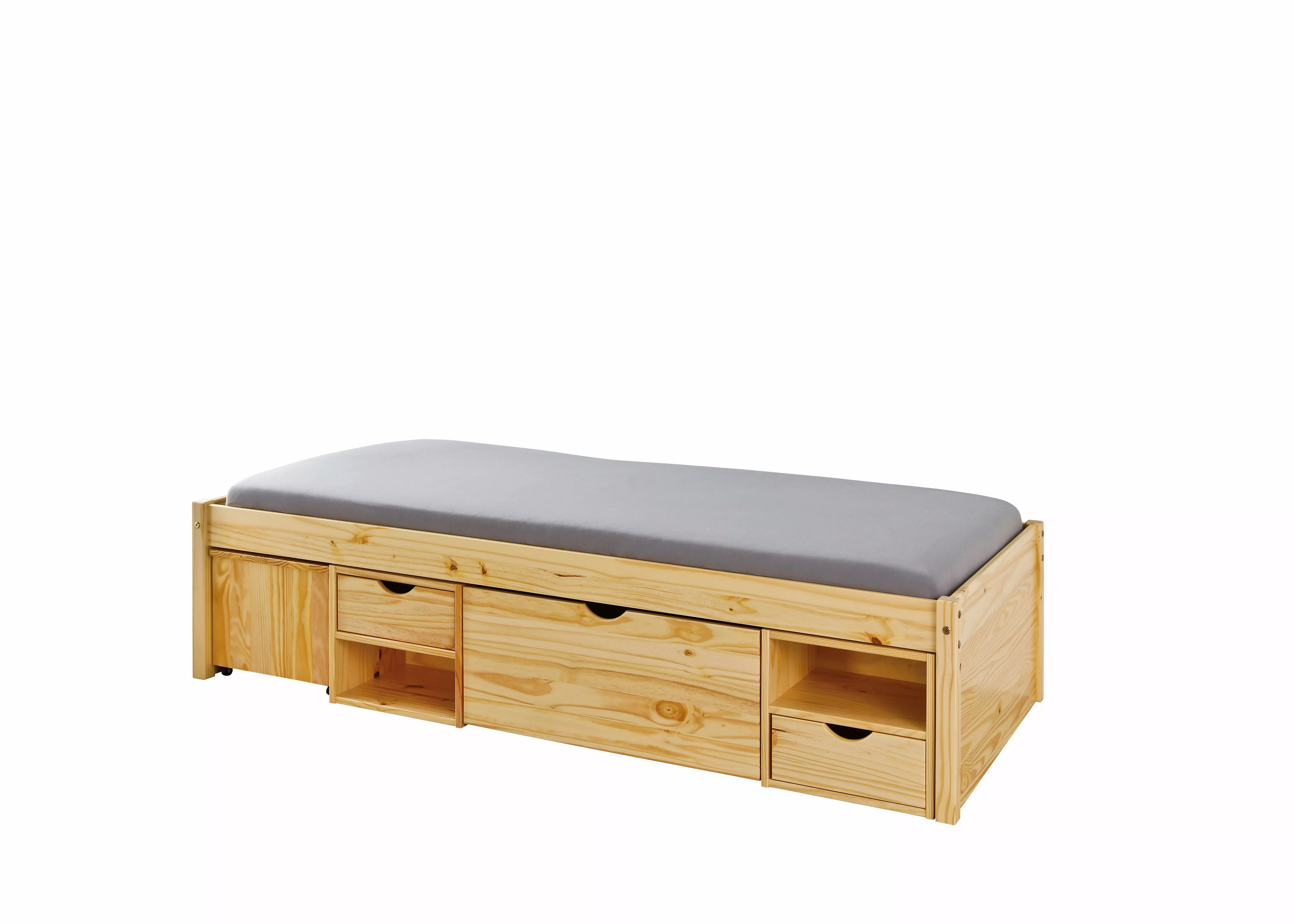 Lit avec rangement et chevet CLAAS SINGLE 90x200cm