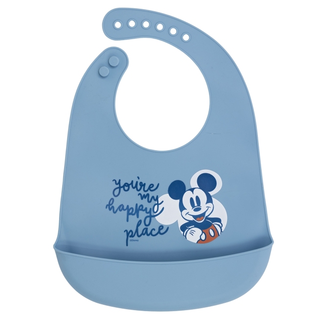 Bavoir en silicone Mickey Mouse BABY Bavoir en silicone Mickey Mouse BABY