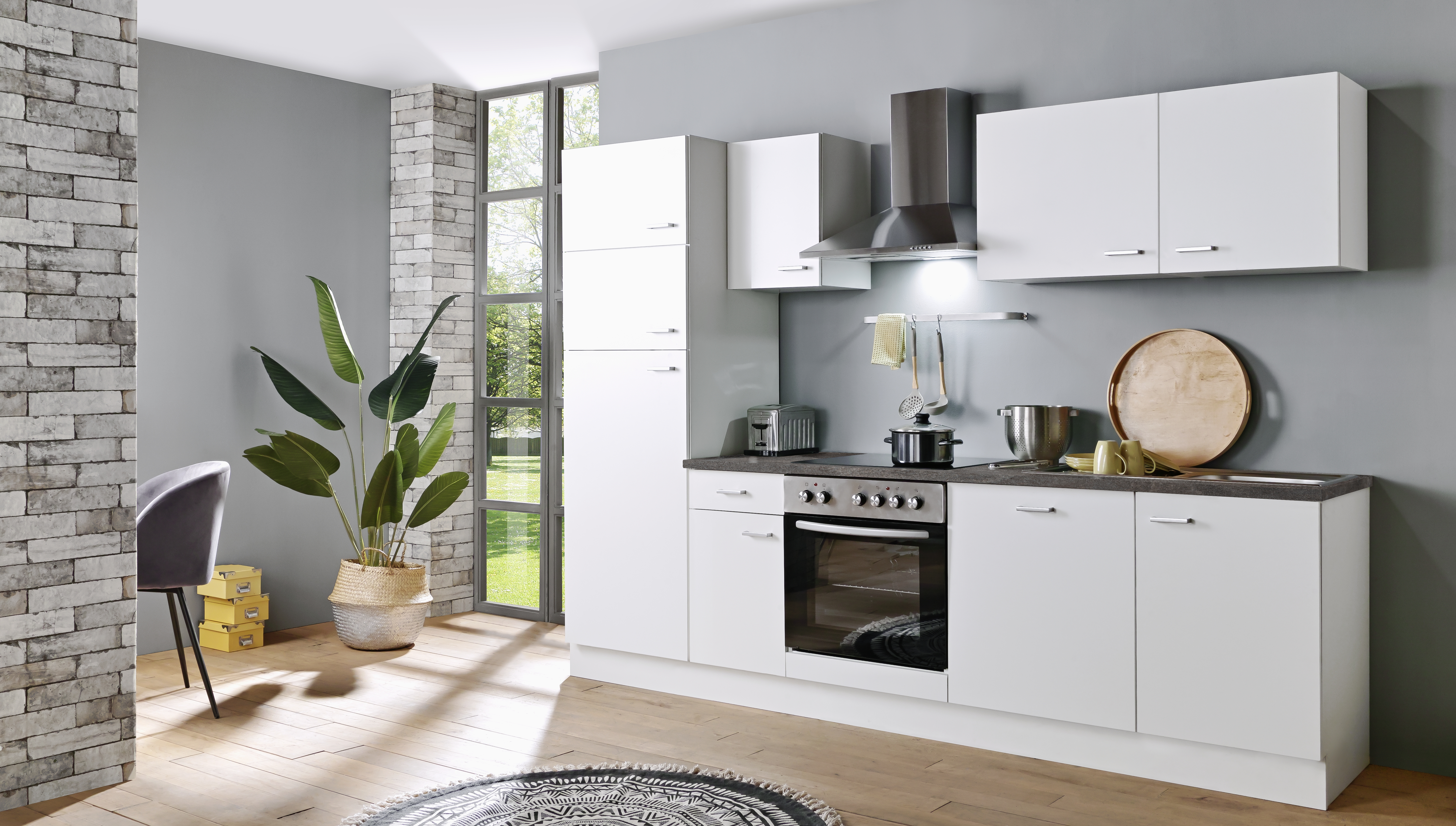 Bloc cuisine avec électroménager ORADEA Bloc cuisine avec électroménager ORADEA