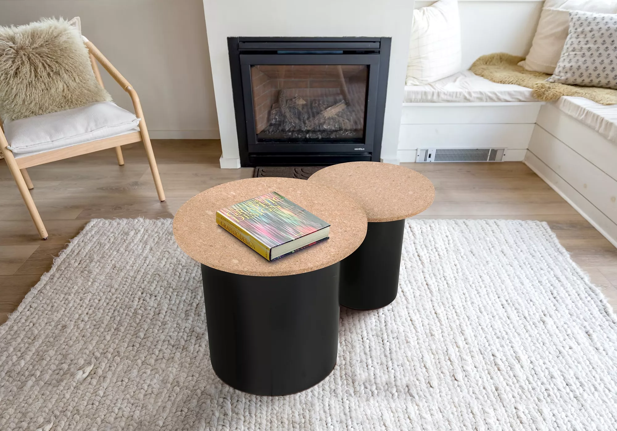 Lot de 2 tables d'appoint TORGNY