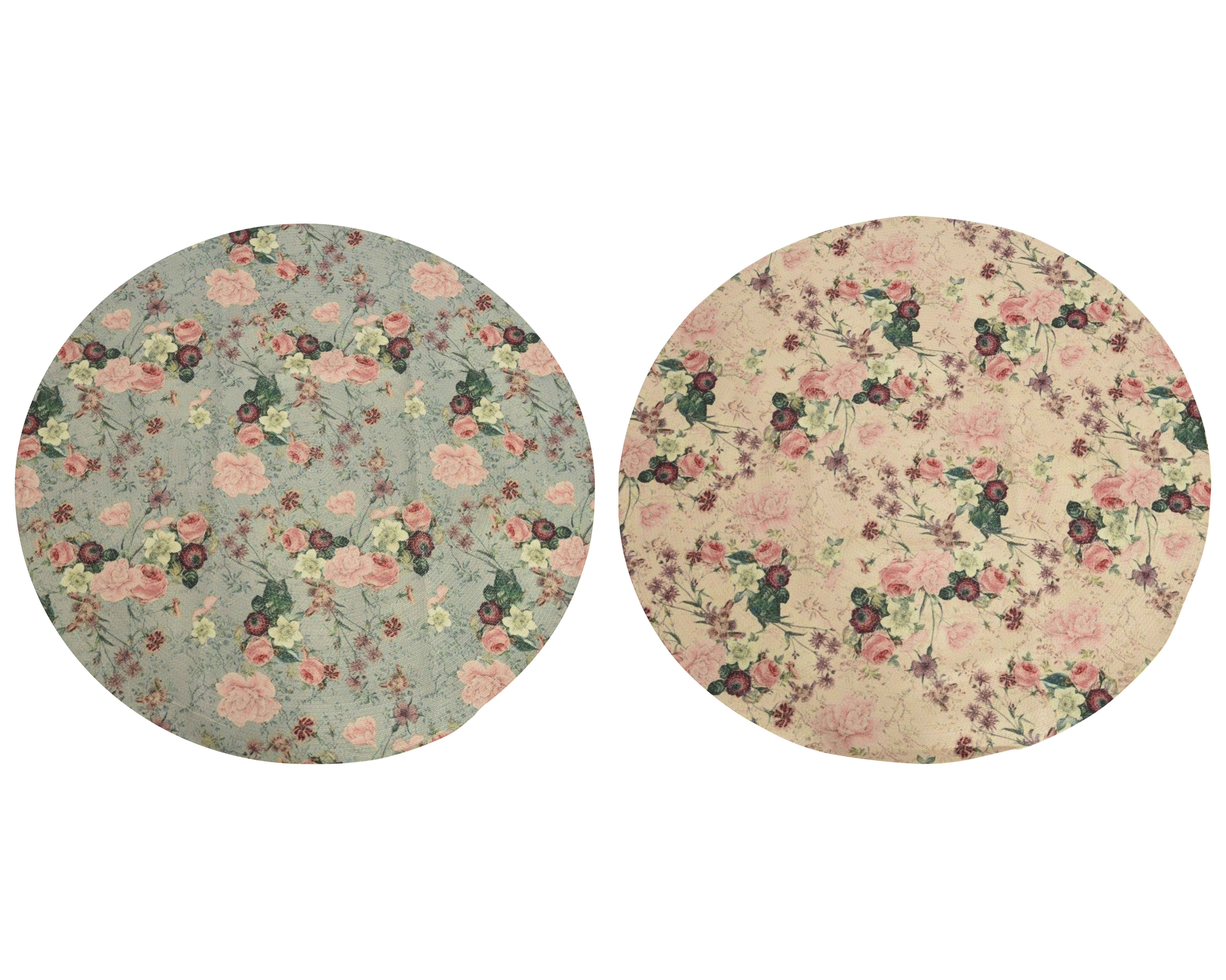 Tapis rond FLOWERS