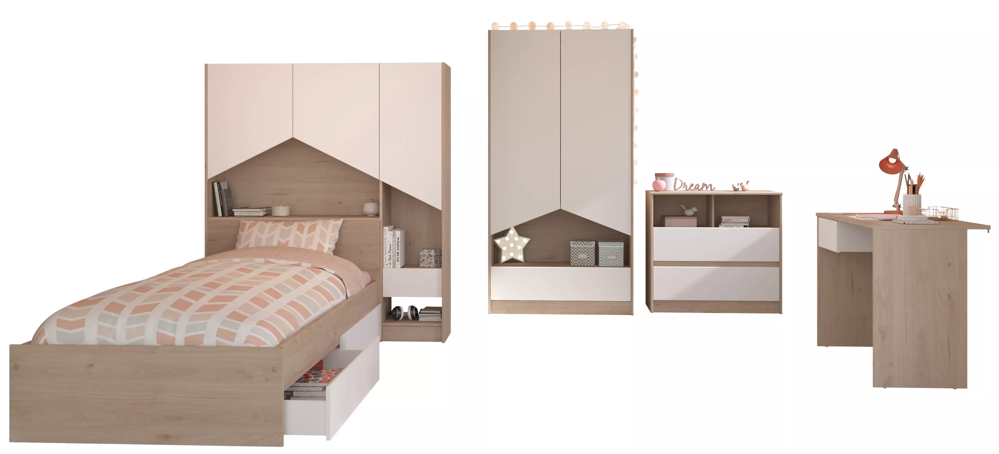 Chambre junior 6 éléments PHÖNIX 1