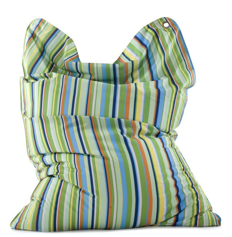 Pouf FASHION BULL STRIPES GREEN