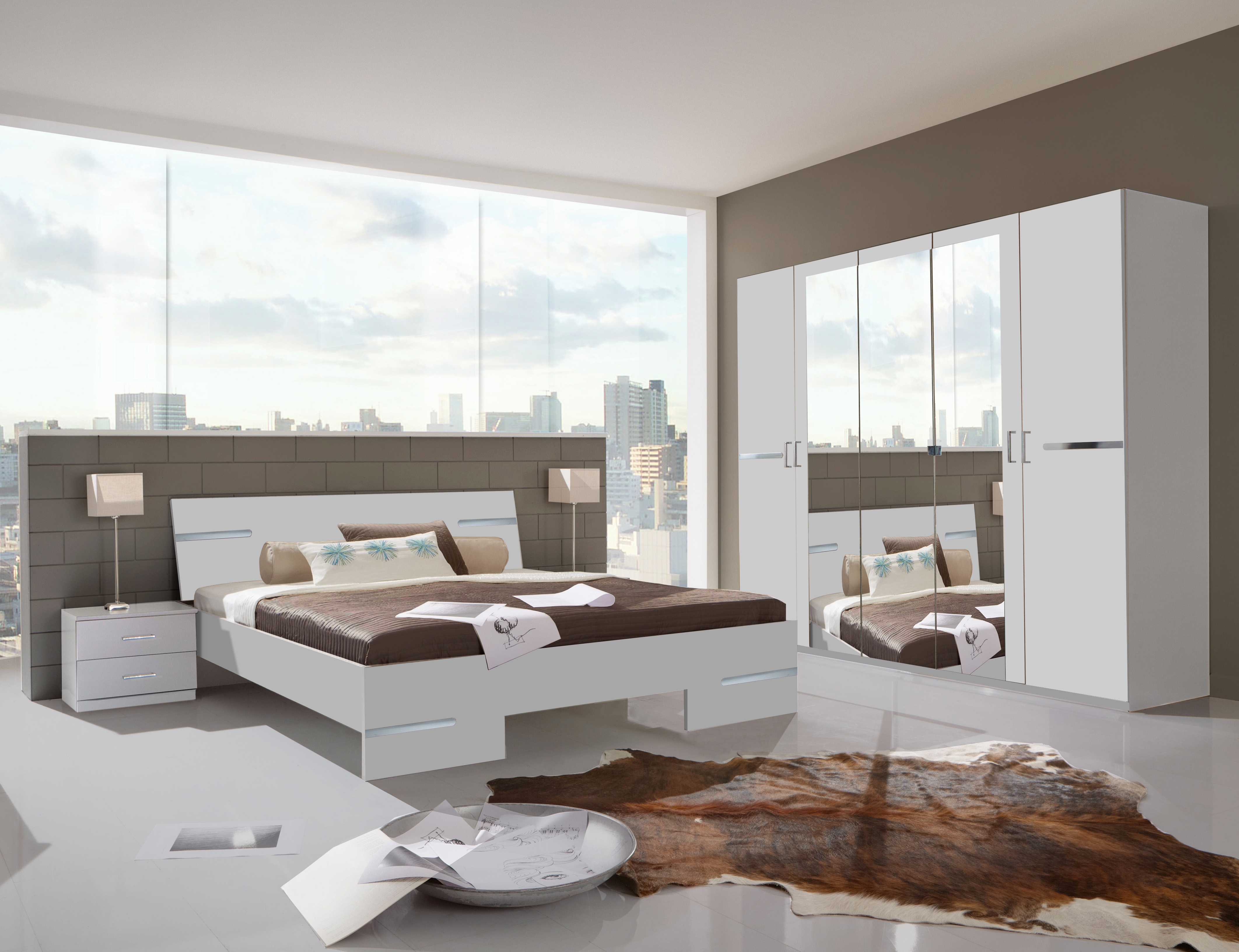 Chambre à coucher 4 éléments ANNA Chambre à coucher 4 éléments ANNA