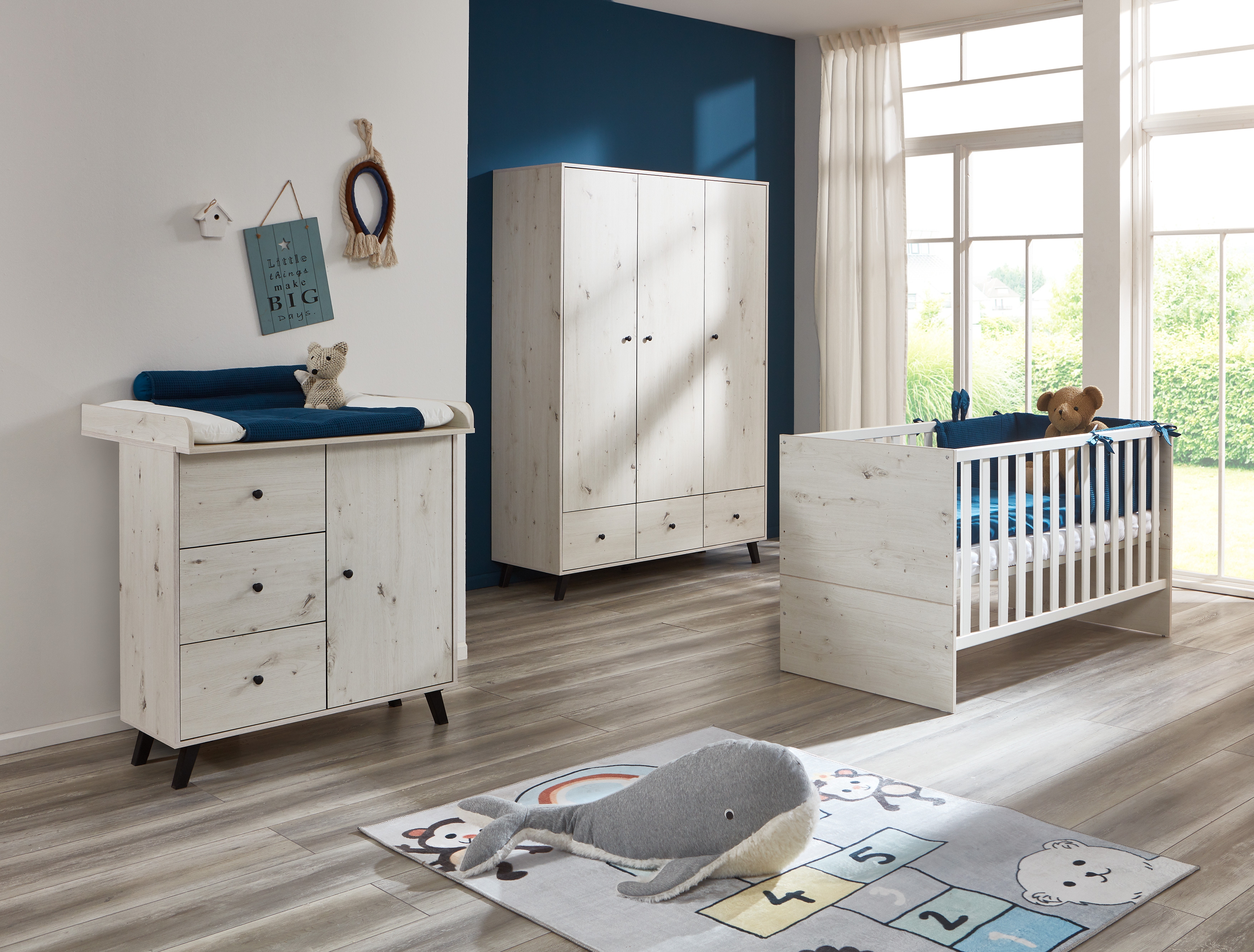 Chambre de bébé 3 éléments LILLE Chambre de bébé 3 éléments LILLE