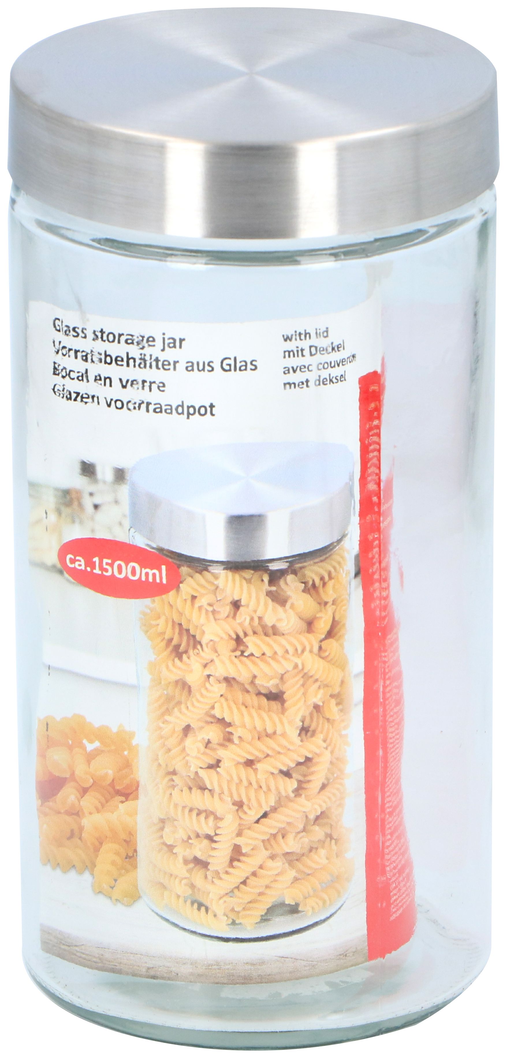 Bocal en verre avec couvercle 1,5 litres ALPINA