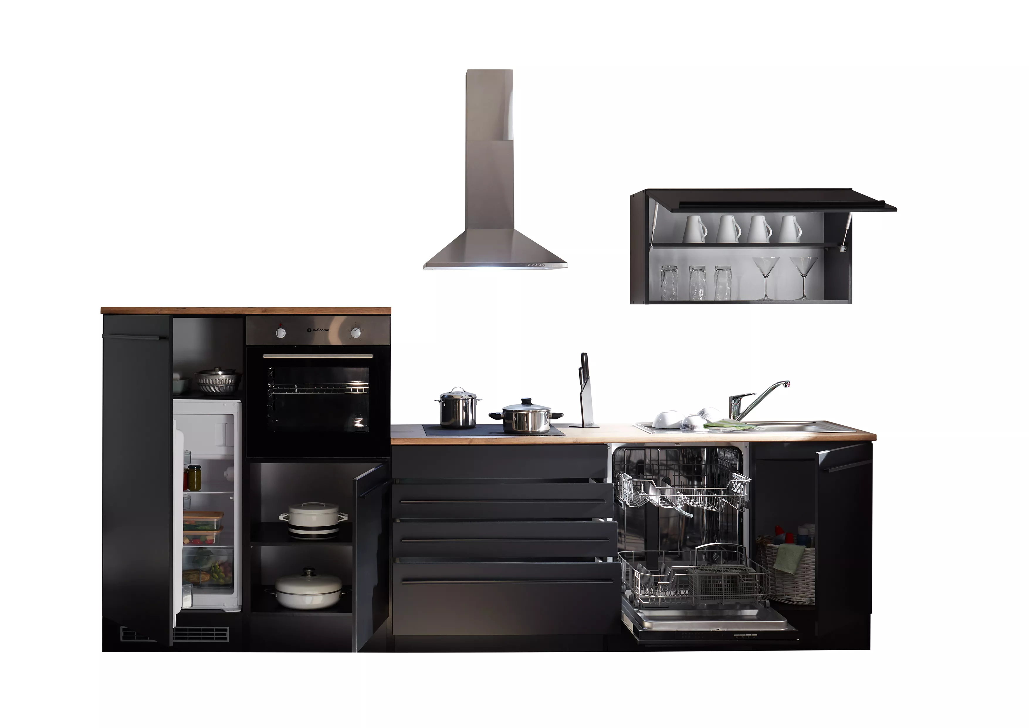 Bloc cuisine avec électroménager JAZZ 4 (bloc) I