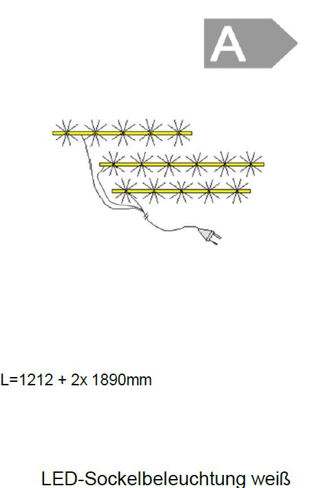 Eclairage de socle LED RONDINO Eclairage de socle LED RONDINO