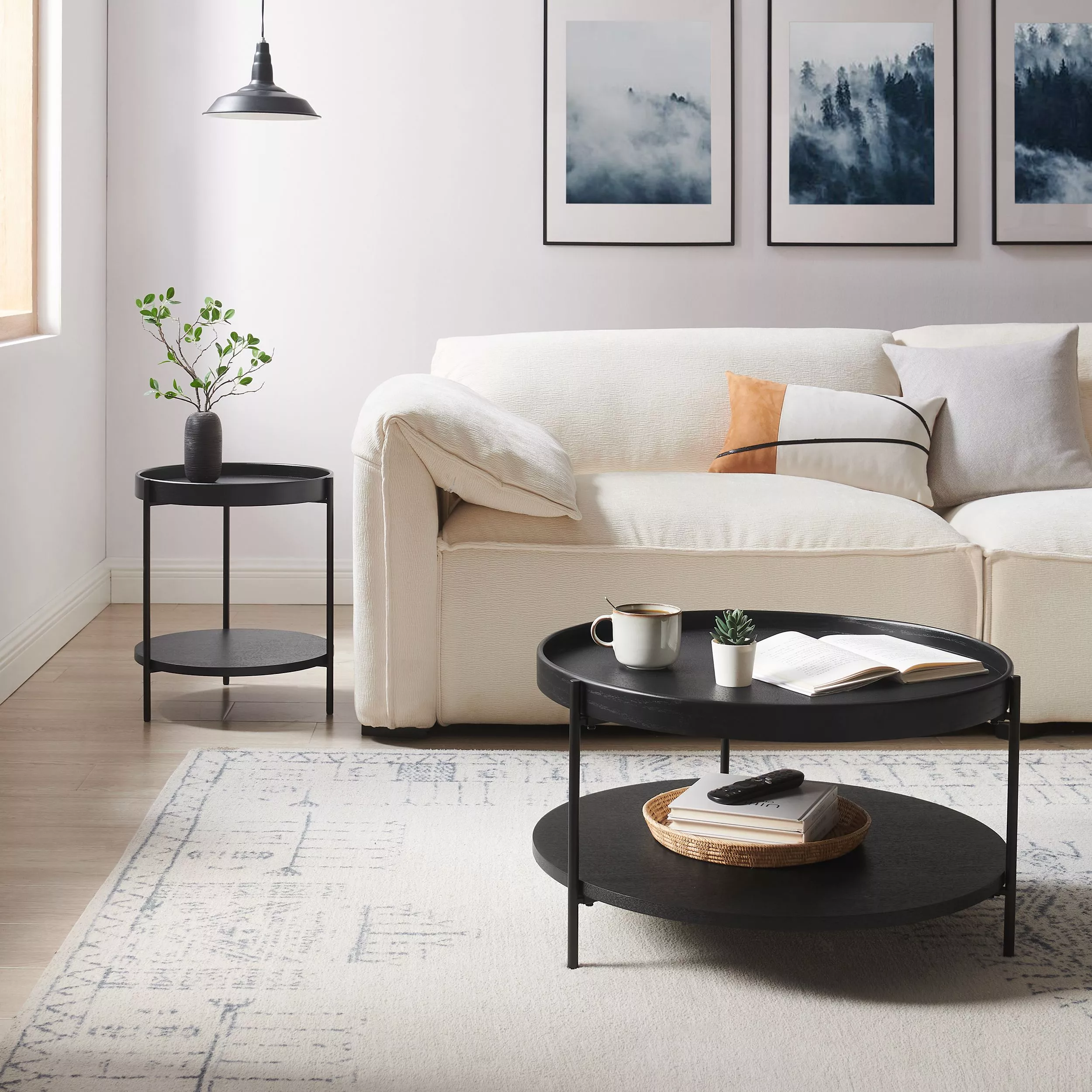 Lot de 2 tables basses 367070