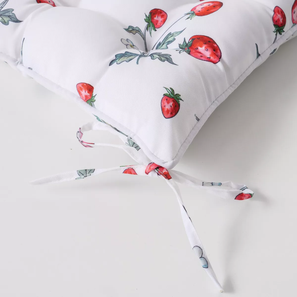 Galette de chaise motif fraises EMILY