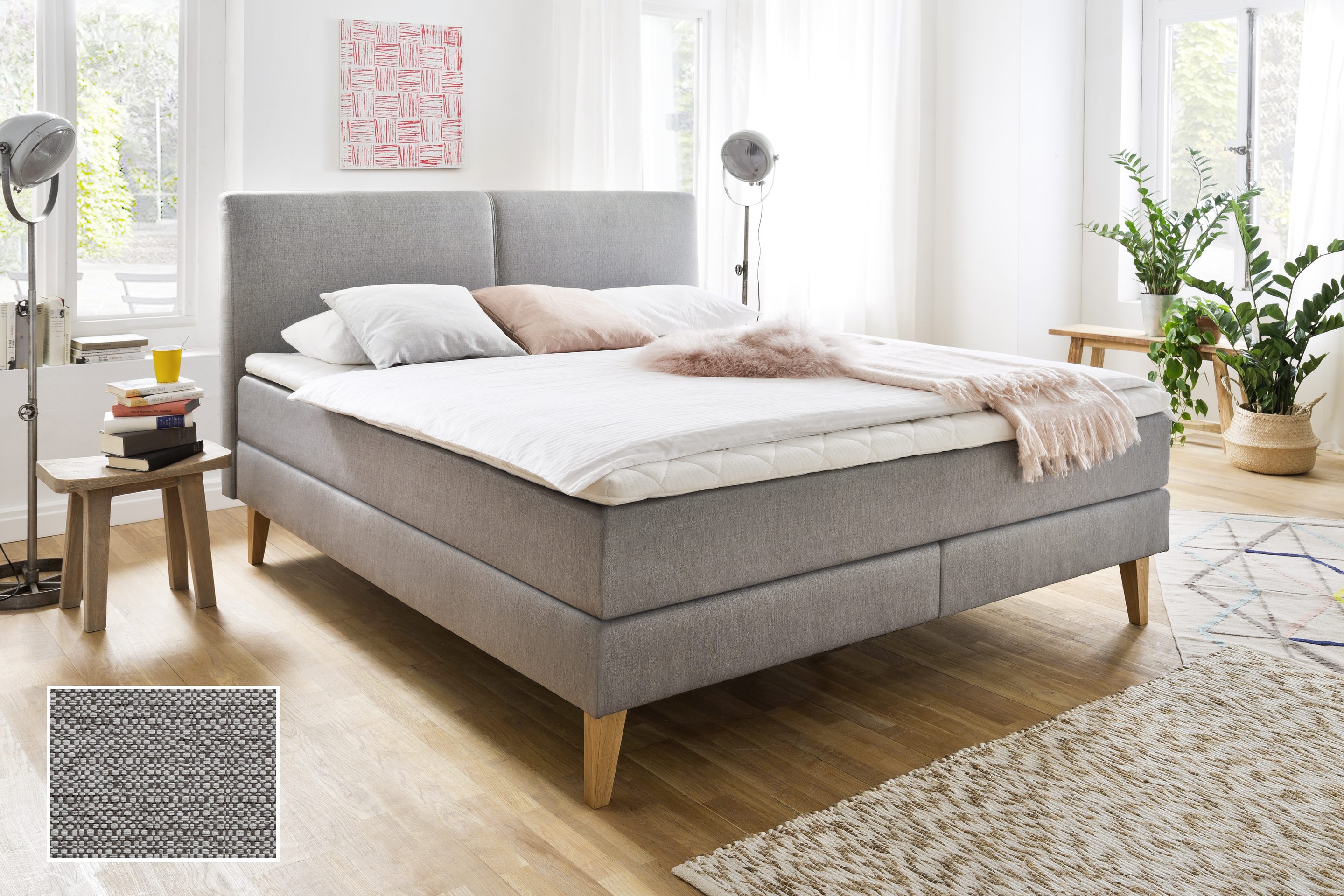 Lit boxspring GRETA